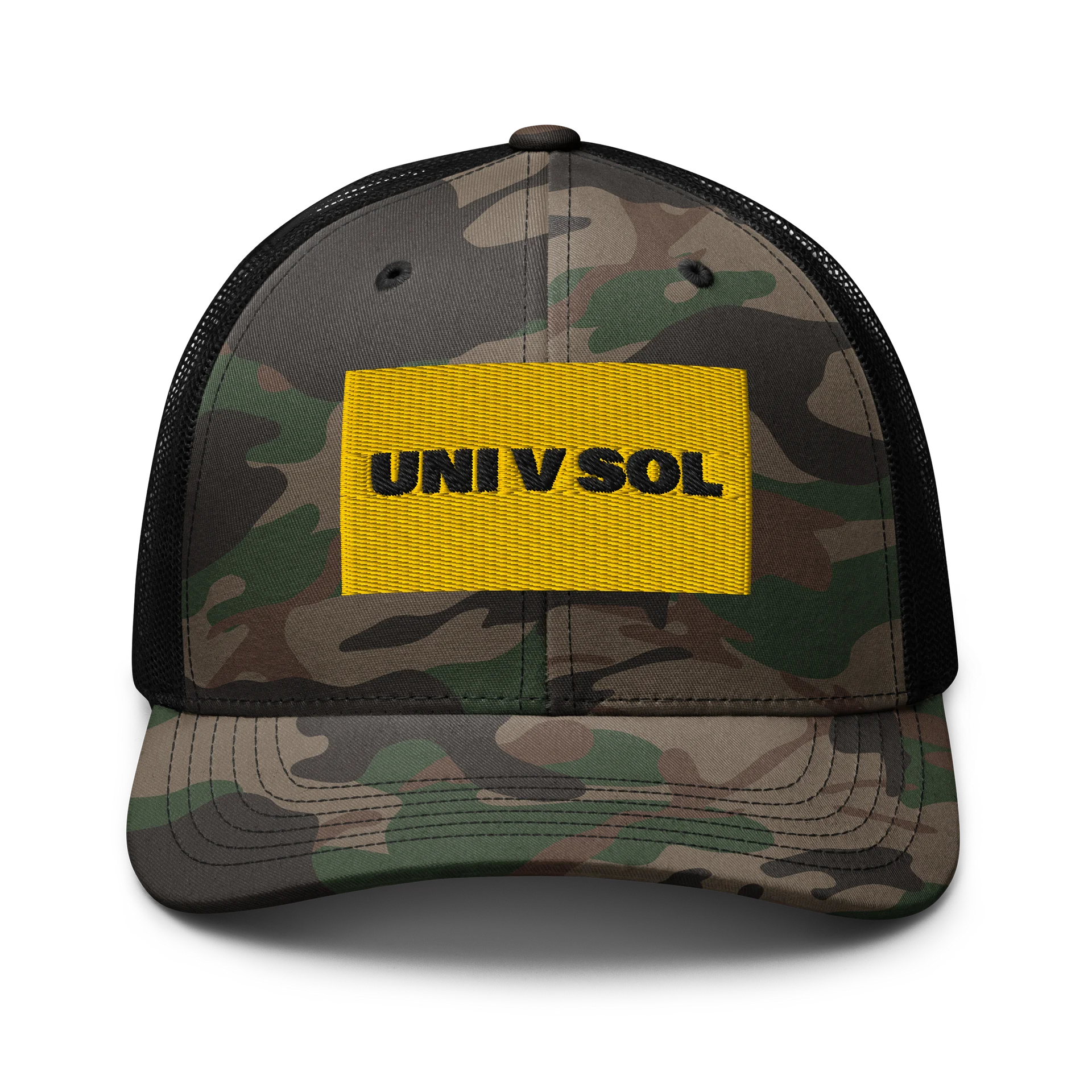 UNI V SOL Classic Camo Trucker Hat product image (1)