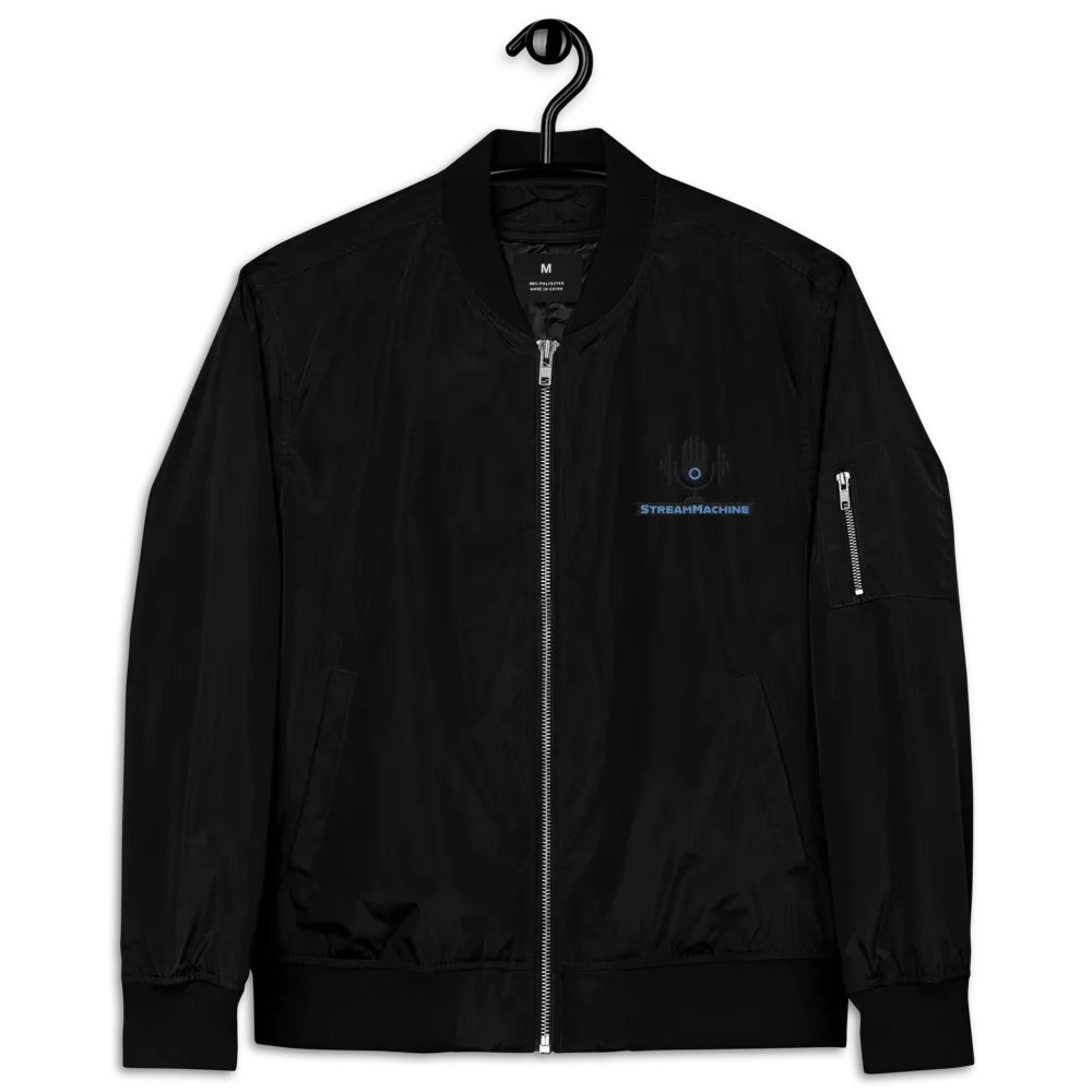 StreamMachine Premium Bomber Jacket product image (4)