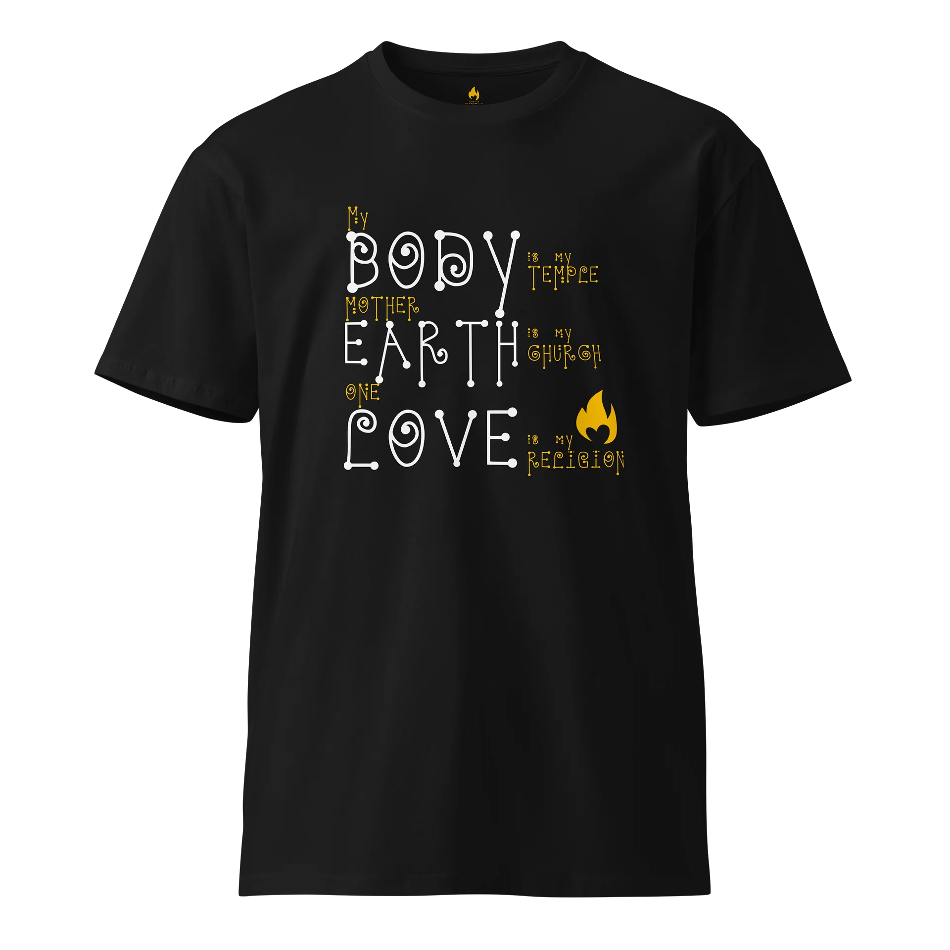 Gold message of LOVE - AS Colour Unisex Premium Tee product image (8)