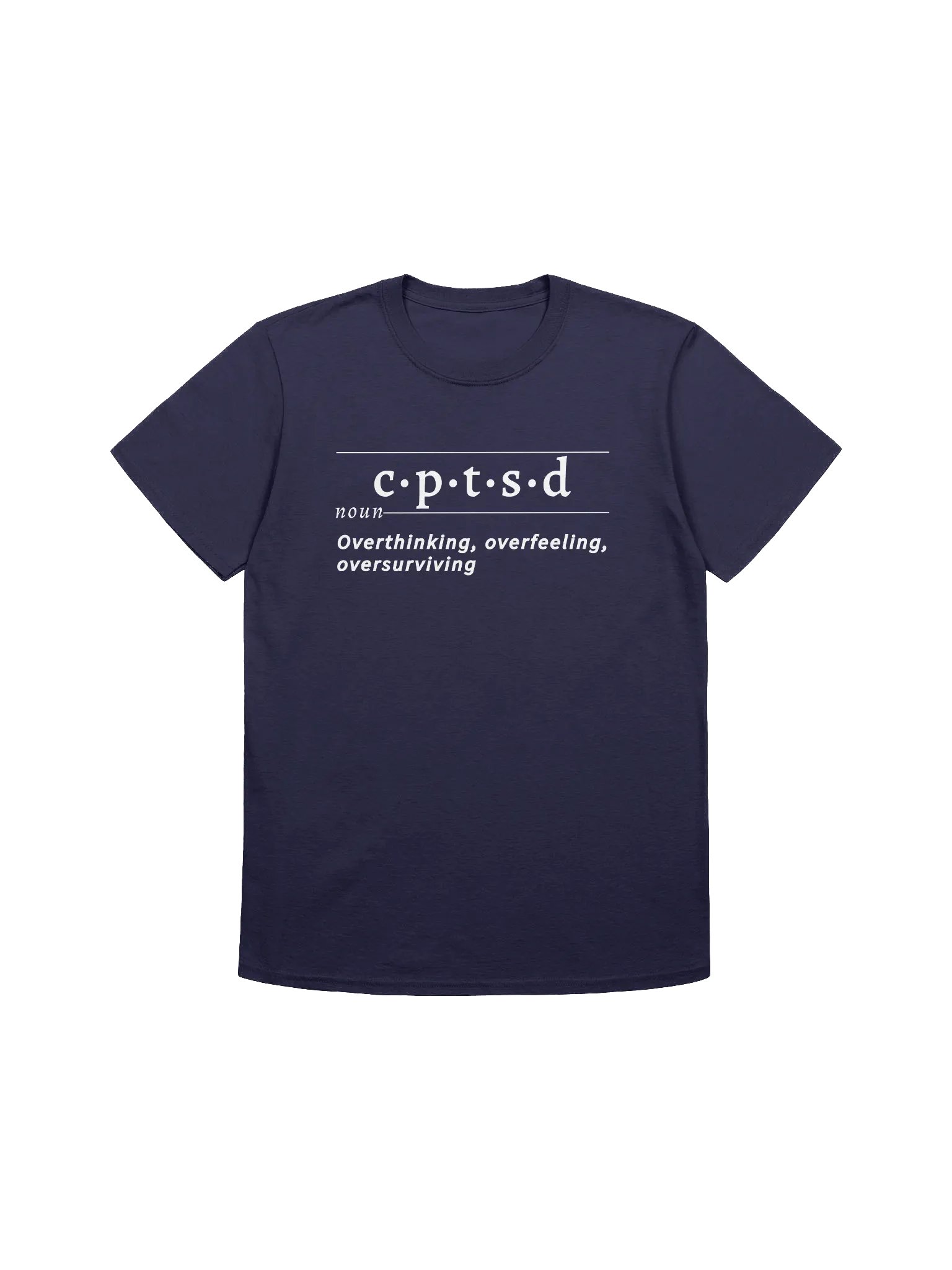 CPTSD Definition Unisex Tee wht v2 product image (1)