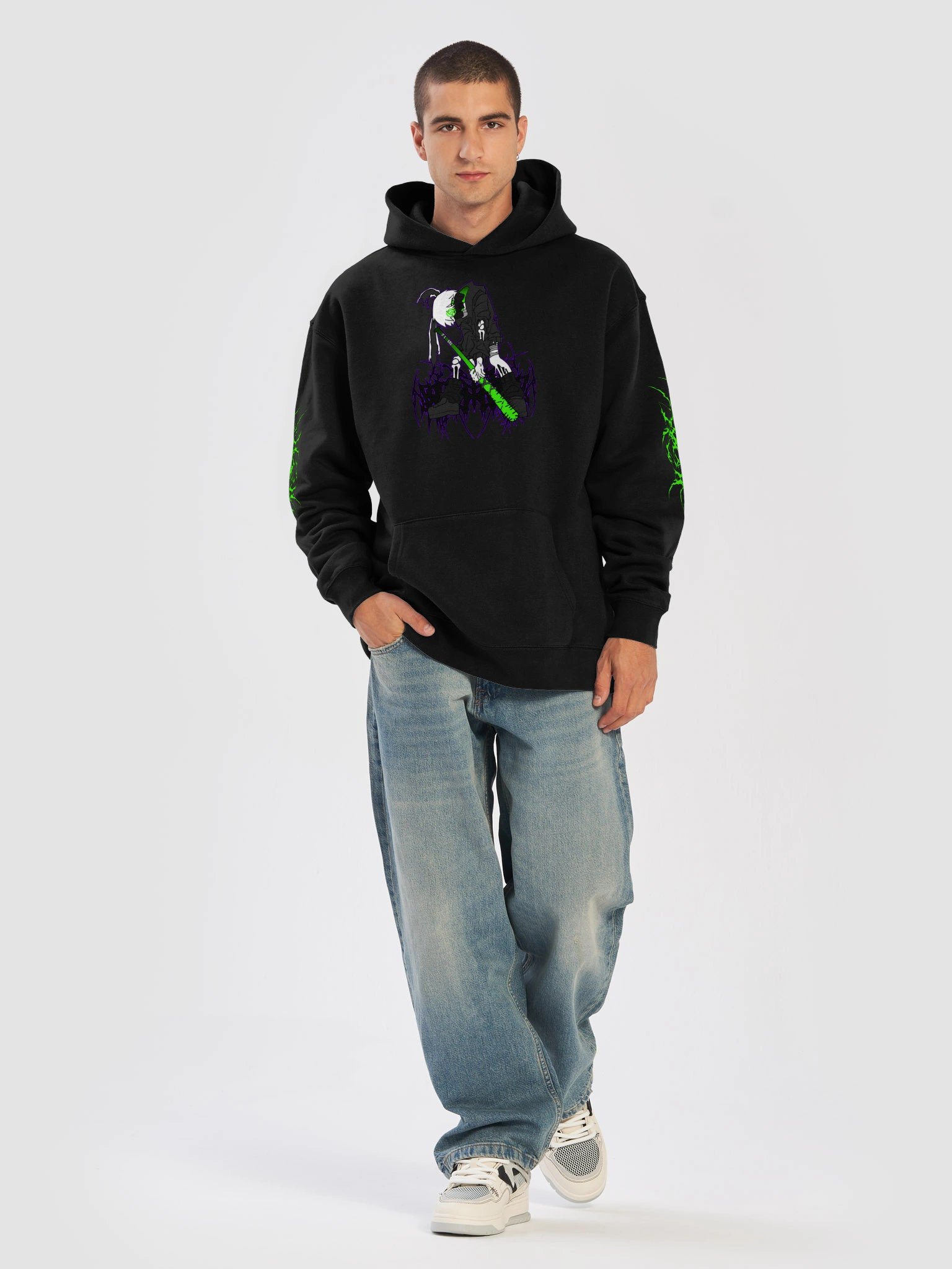 gas mask hoodie product image (5)