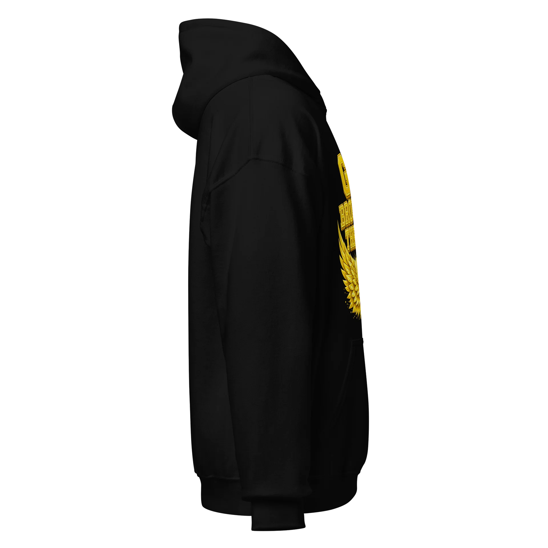 God Brought Me Through It Yellow Signature Hoodie product image (5)