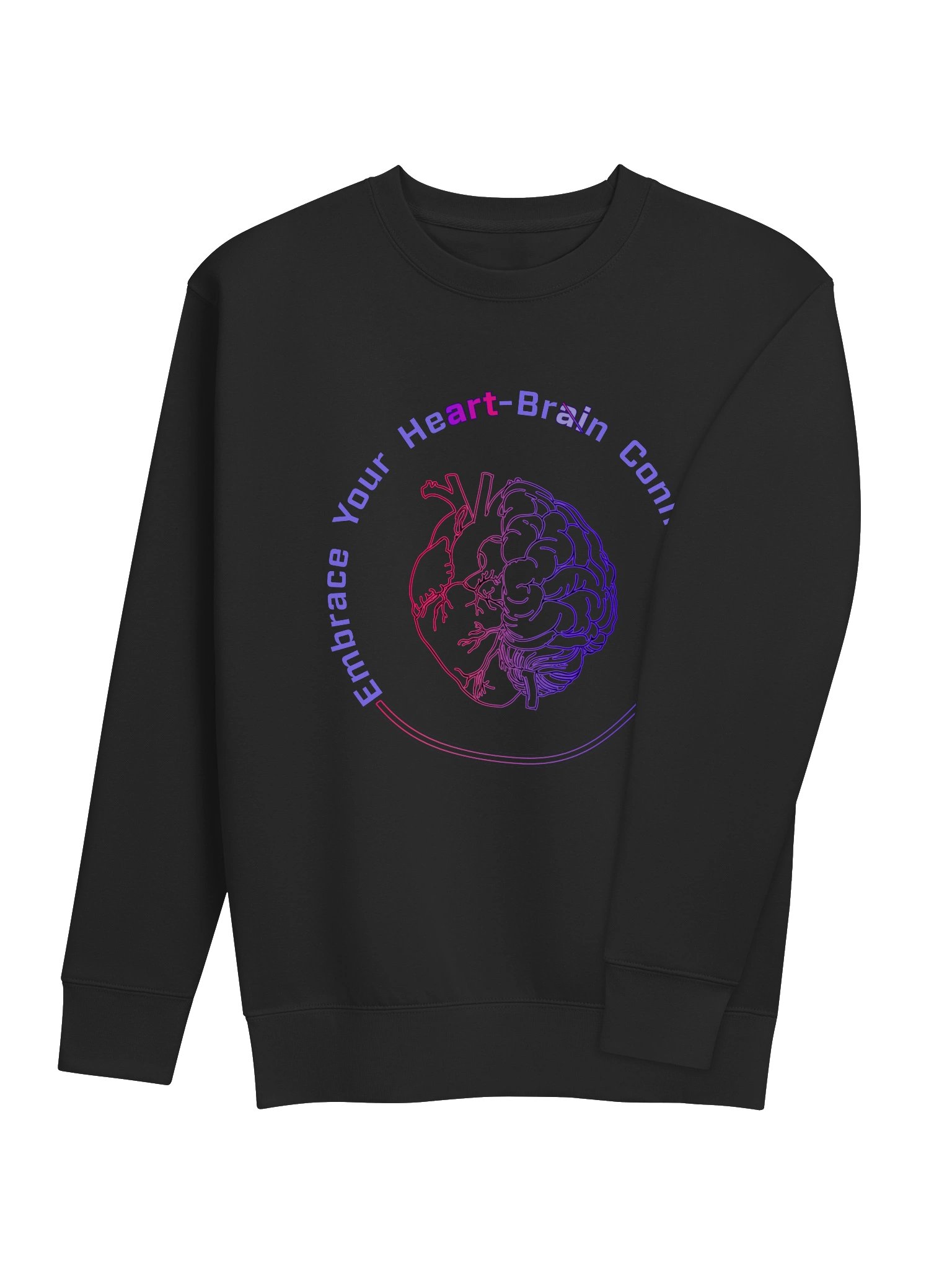 Anti-AI “Heart-Brain Connection” Sweatshirt product image (7)