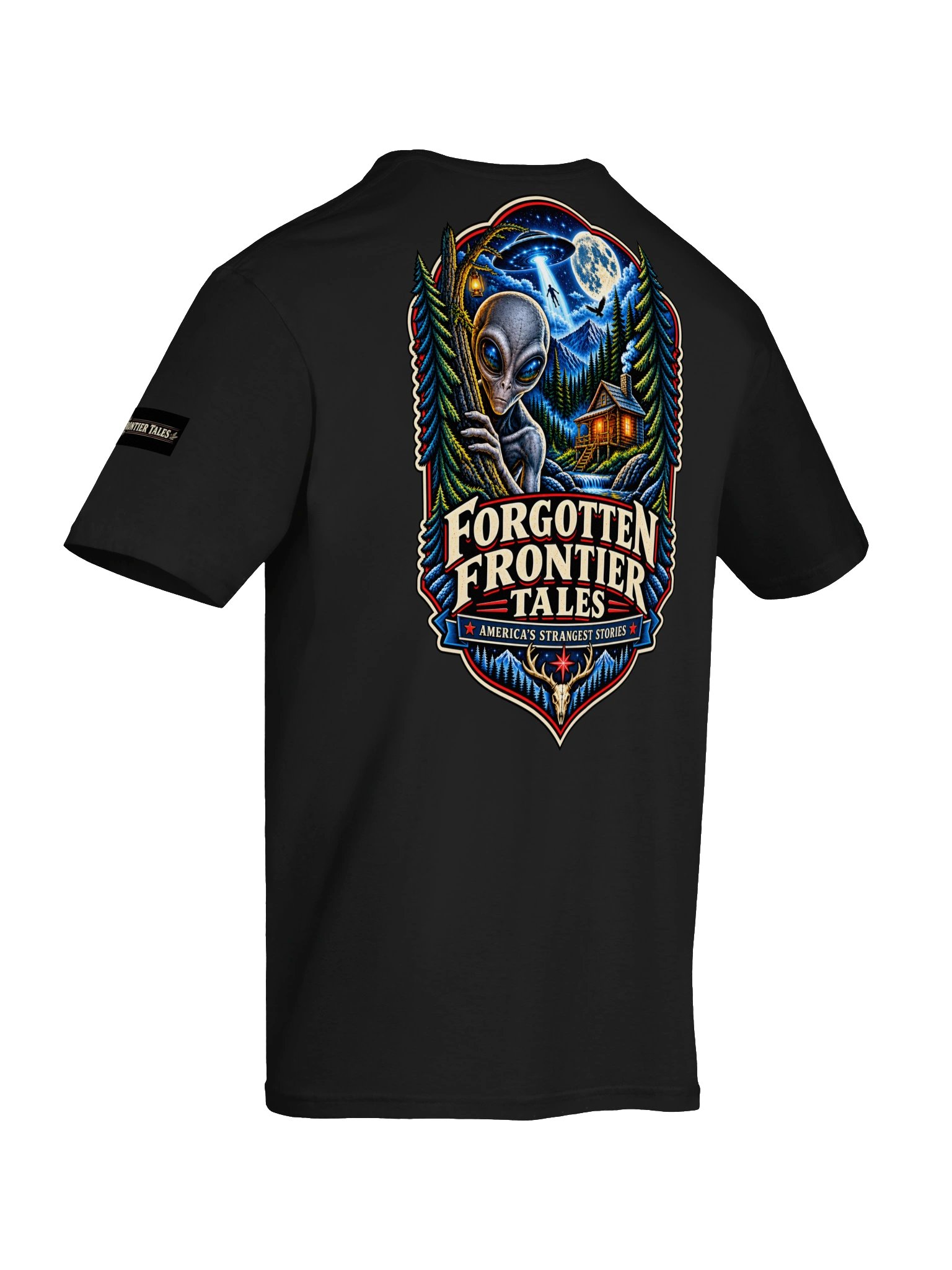 Forgotten Frontier Tales — Midnight Signals Alien Tee product image (8)