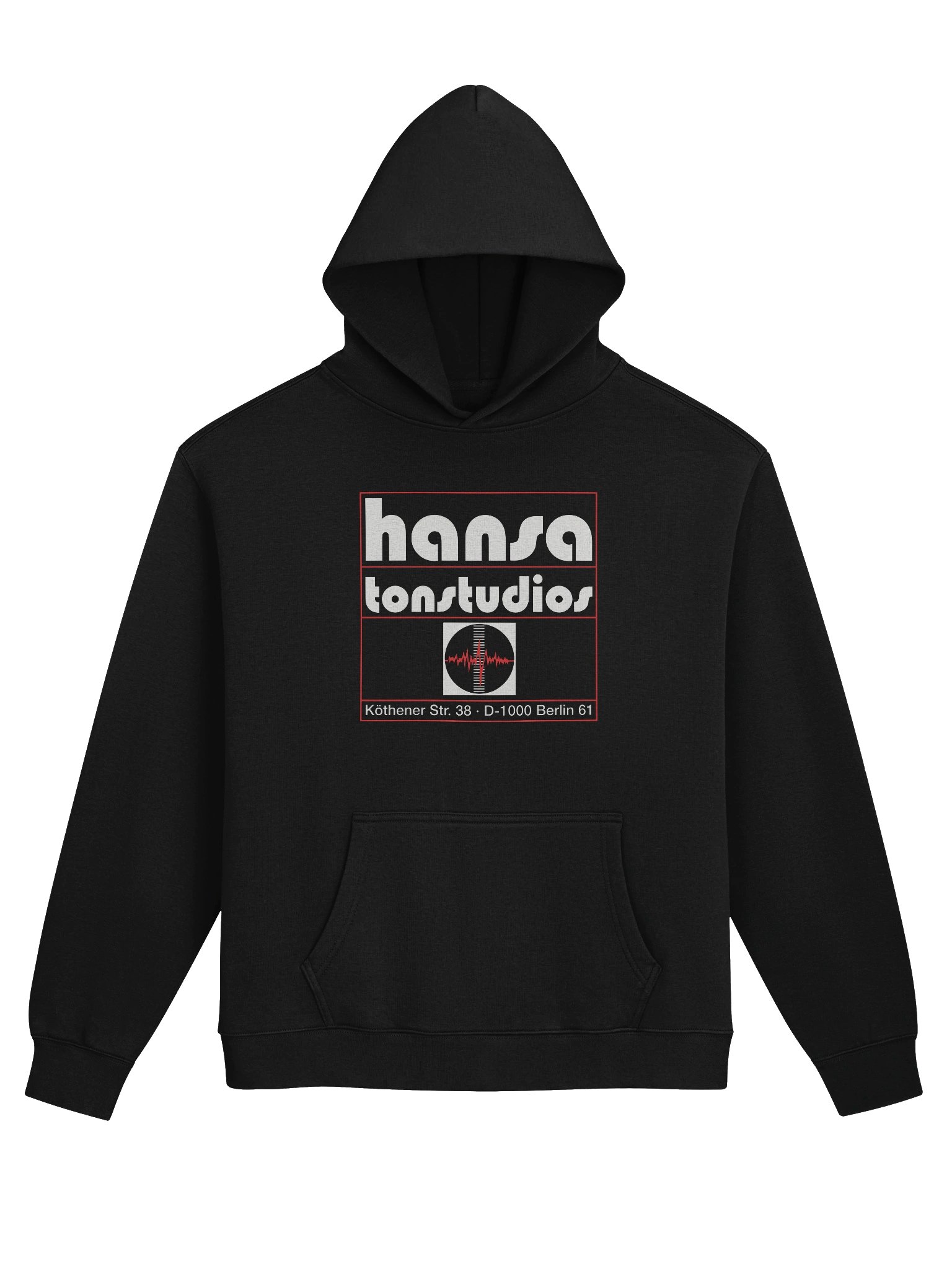 Black Vintage Logo Relaxed Hoodie product image (1)