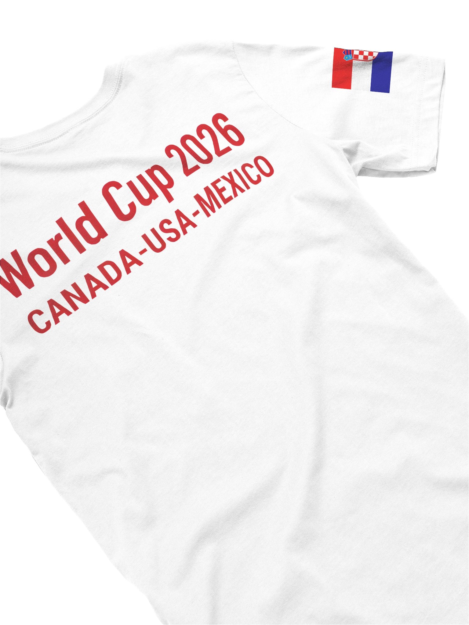 Croatia 2026 World Cup Flag Tee - World Cup 2026 Edition - Premium Unisex T-Shirt product image (29)