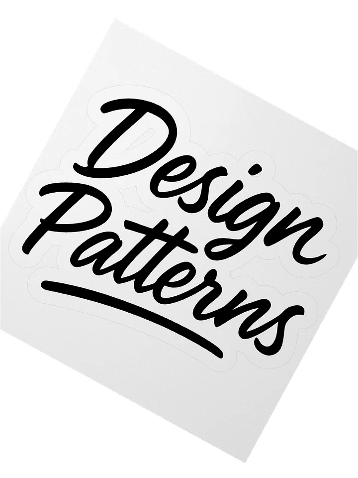 The Design Patterns Sticker product image (2)