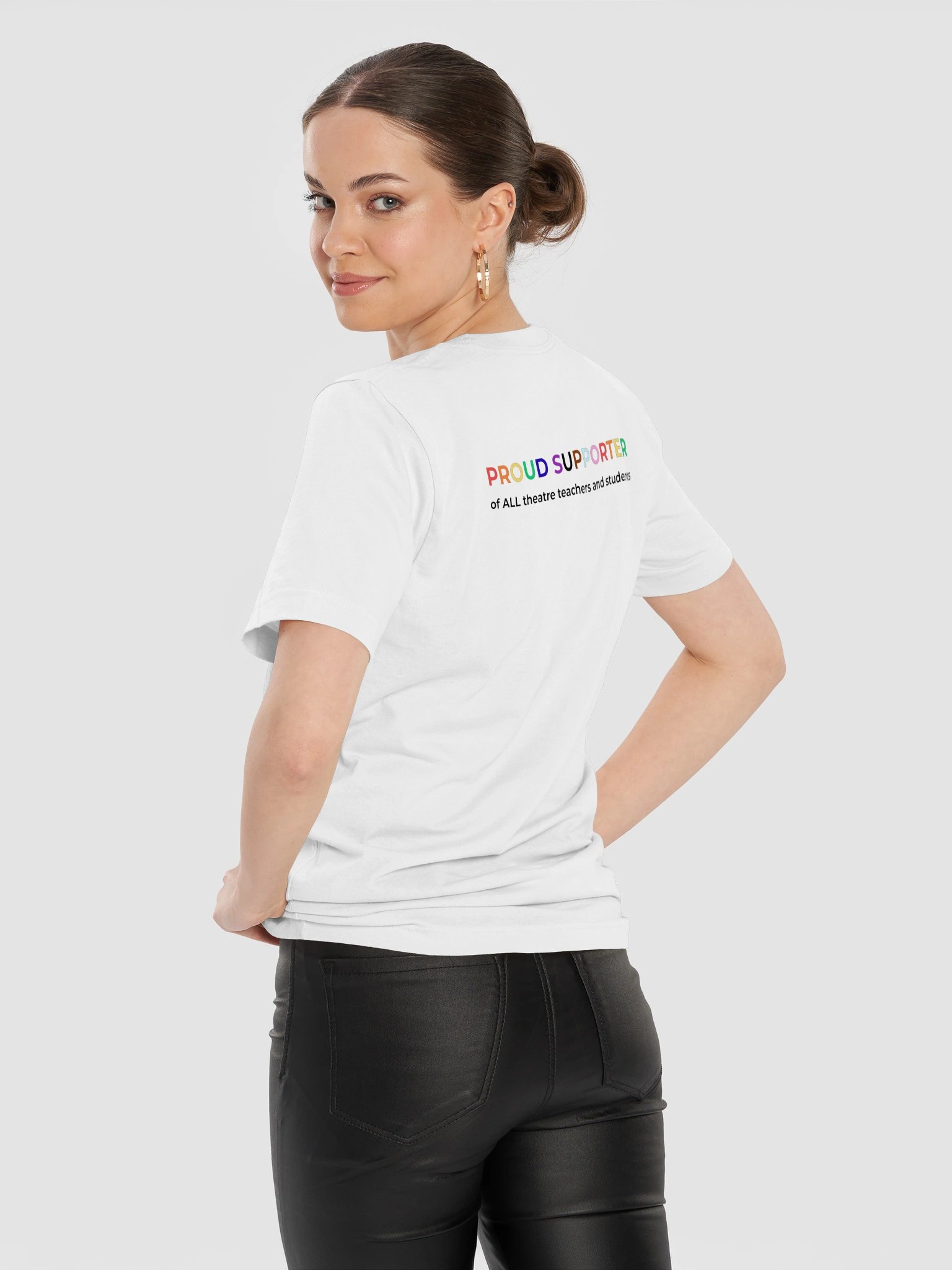 PROUD Supporter White Tee product image (12)