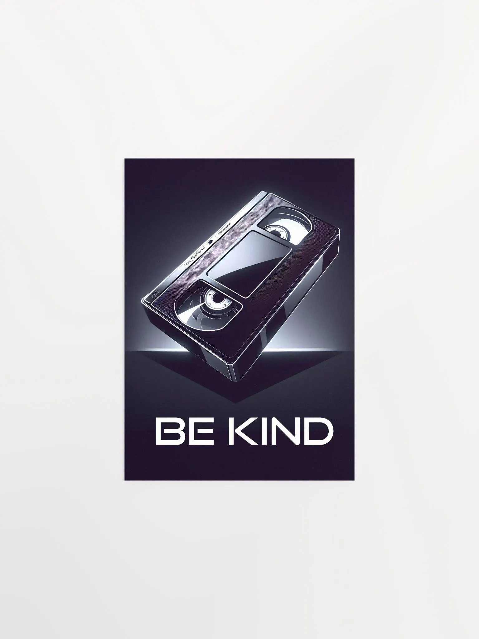 Retro VHS Tape Be Kind Poster product image (1)