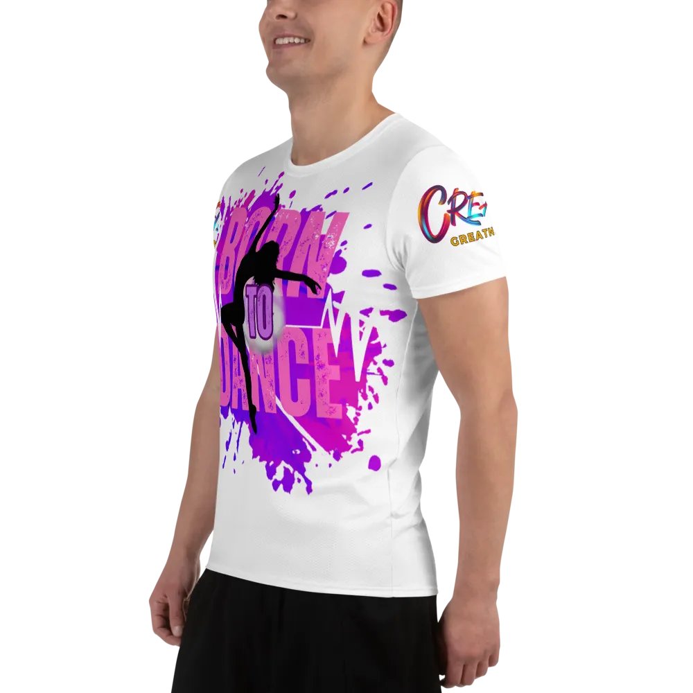 Born to Dance Her Silhouette Huge Print Athletic Tee product image (10)