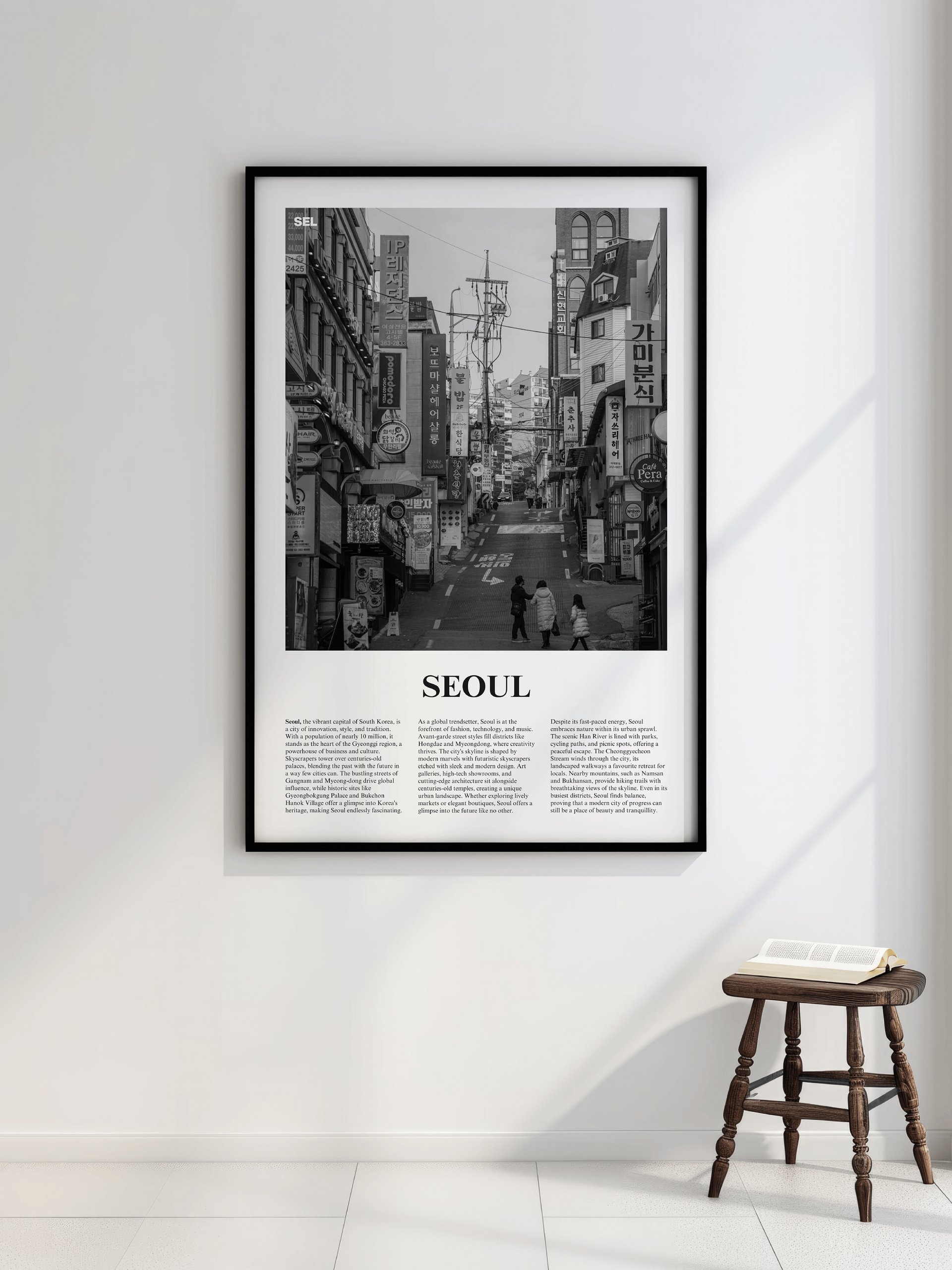 Seoul 05 Newspaper Poster | Framed product image (2)