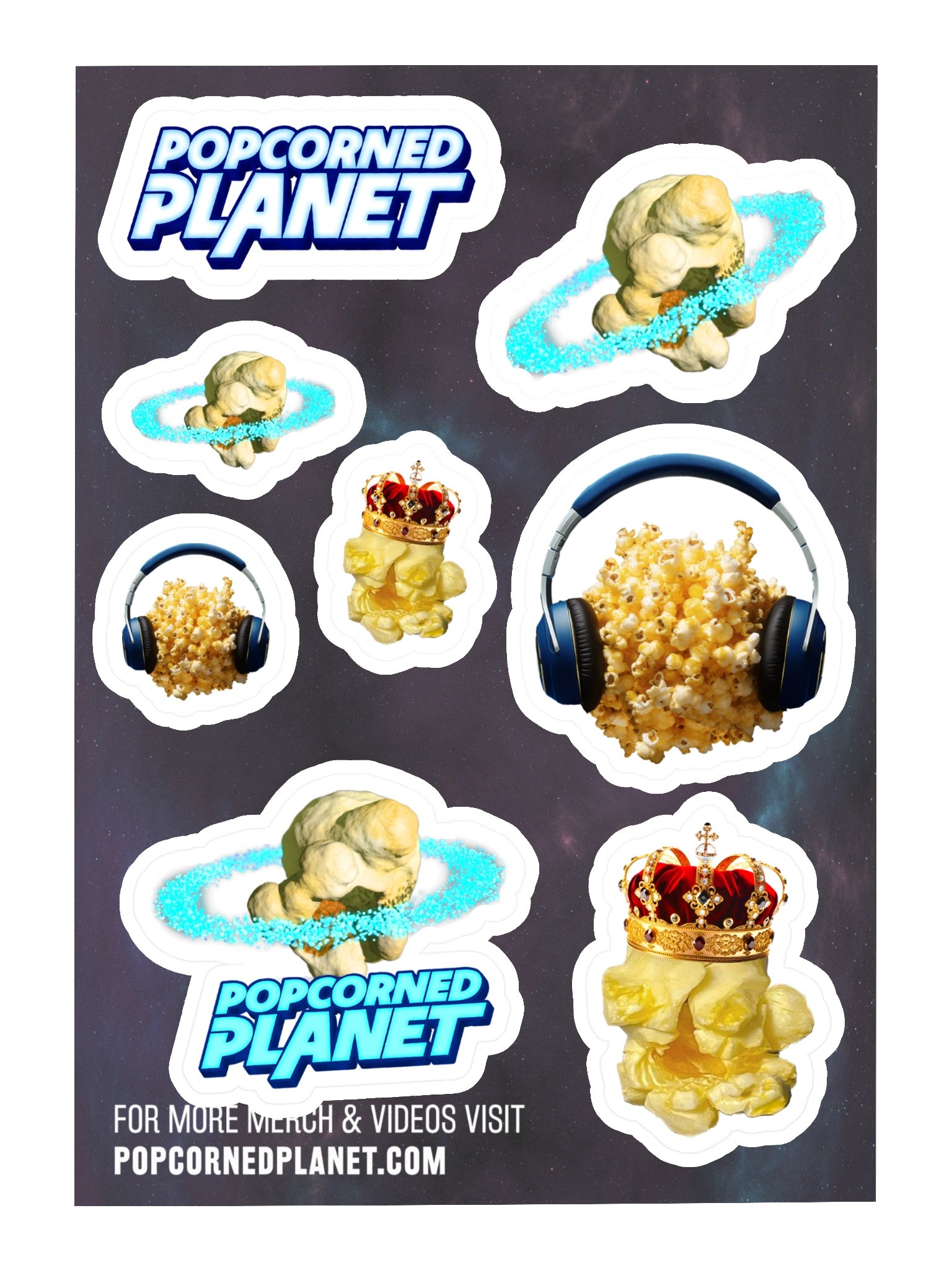 Popcorned Sticker Sheet product image (3)
