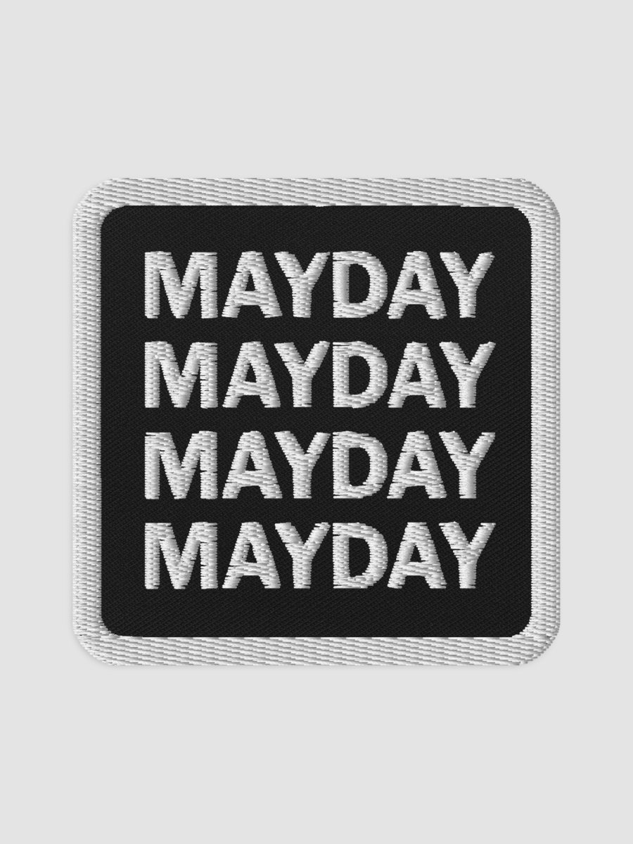 Black Mayday Patch product image (1)