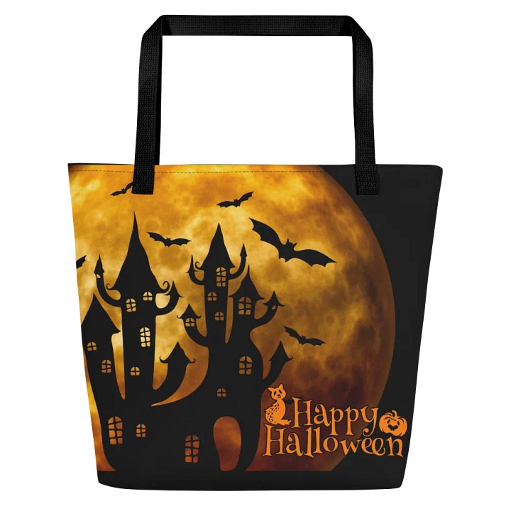 Moonlit Haunted Halloween Tote Bag product image (1)