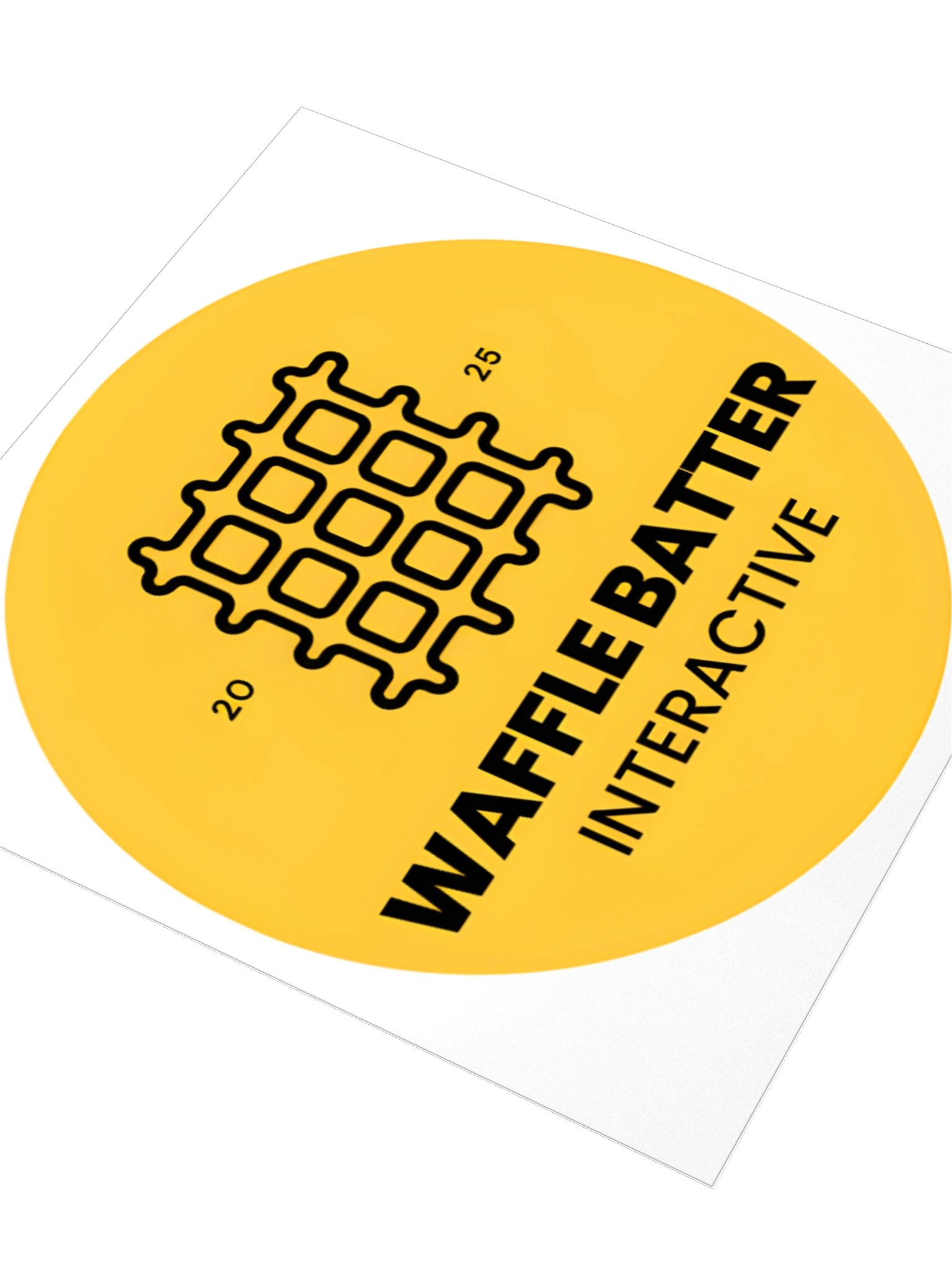 Waffle Batter Icon Sticker product image (1)