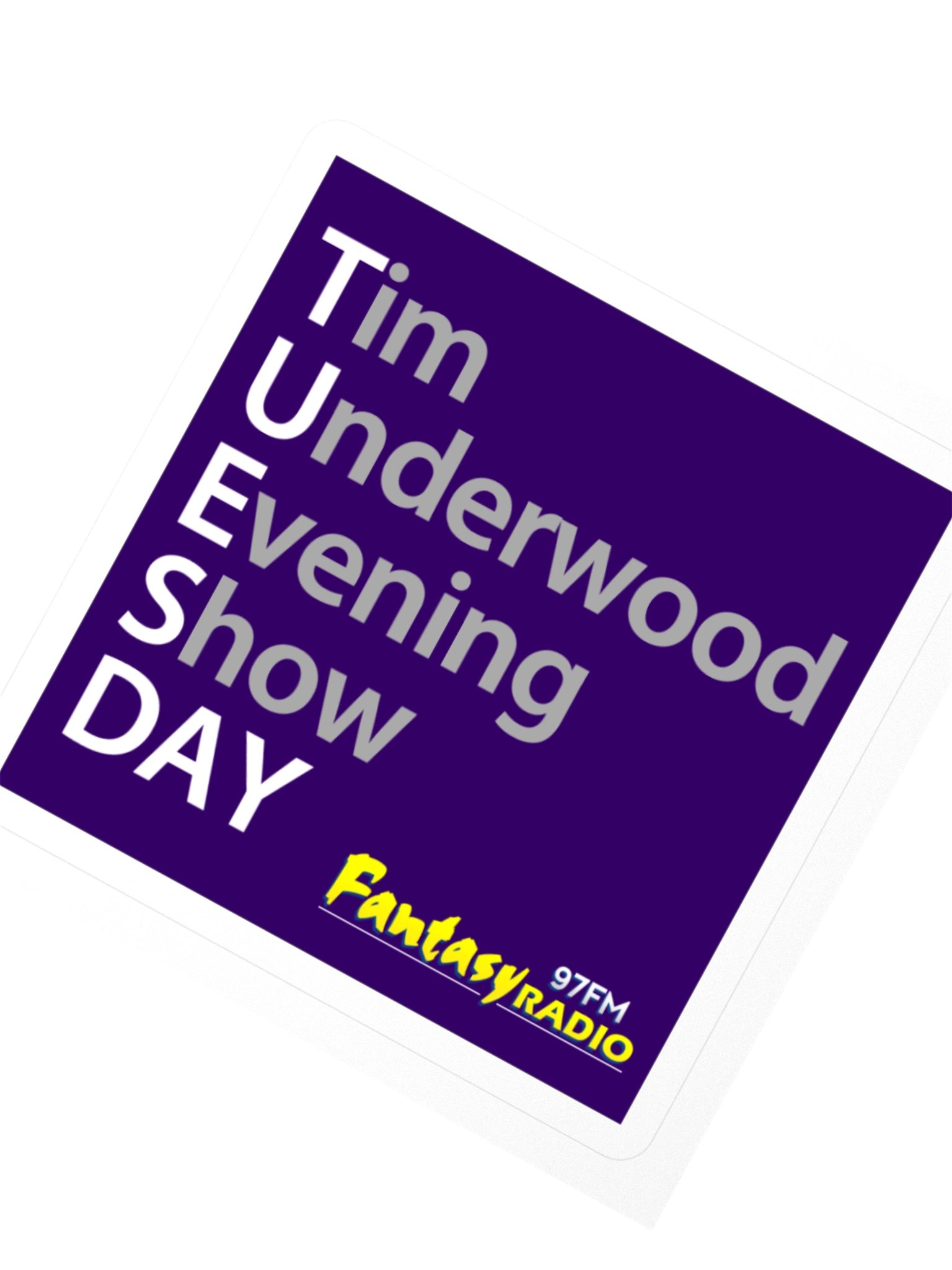 Tim Underwood Evening Show Sticker product image (4)