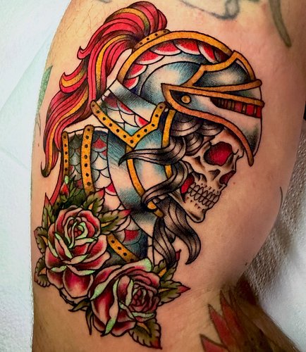 🗡️No soft work. Built to last. 💪
•
📍Made at @hybridmomentstattoo Jackson, TN
•
#traditionaltattoo
#armortattoo
#boldwillhold
...