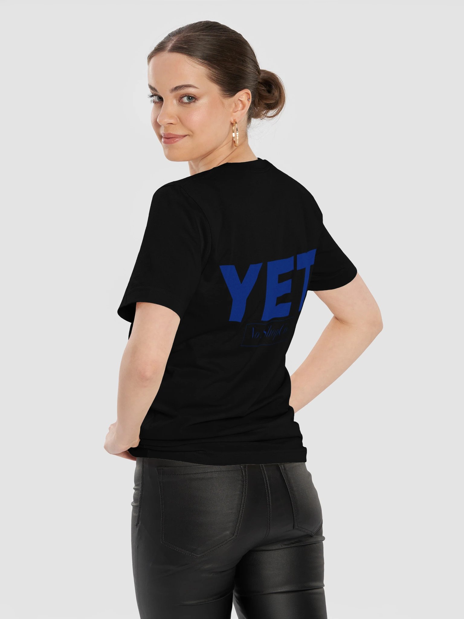 No ShopCo Bella+Canvas Unisex Supersoft Dark Blue Yet Tee product image (78)