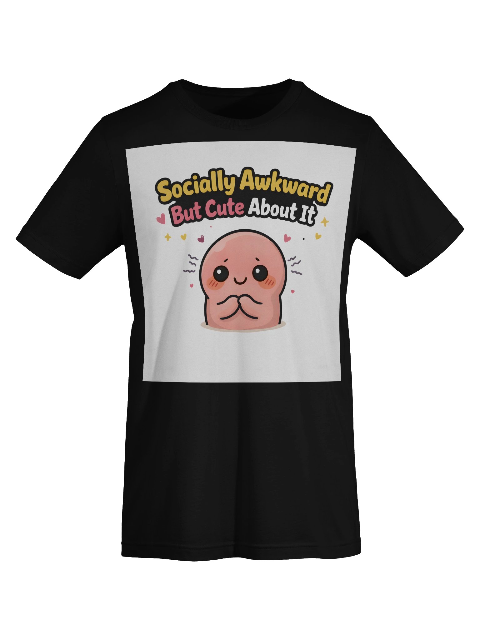 Socially Awkward But Cute About It T-Shirt – Embrace Your Quirks with Style product image (55)