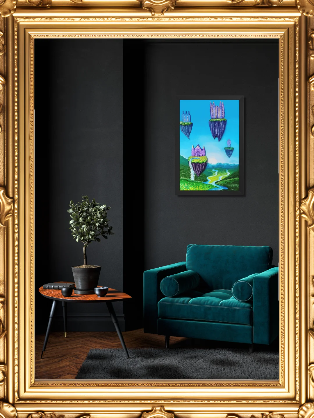 Fantasy World Framed Print product image (6)