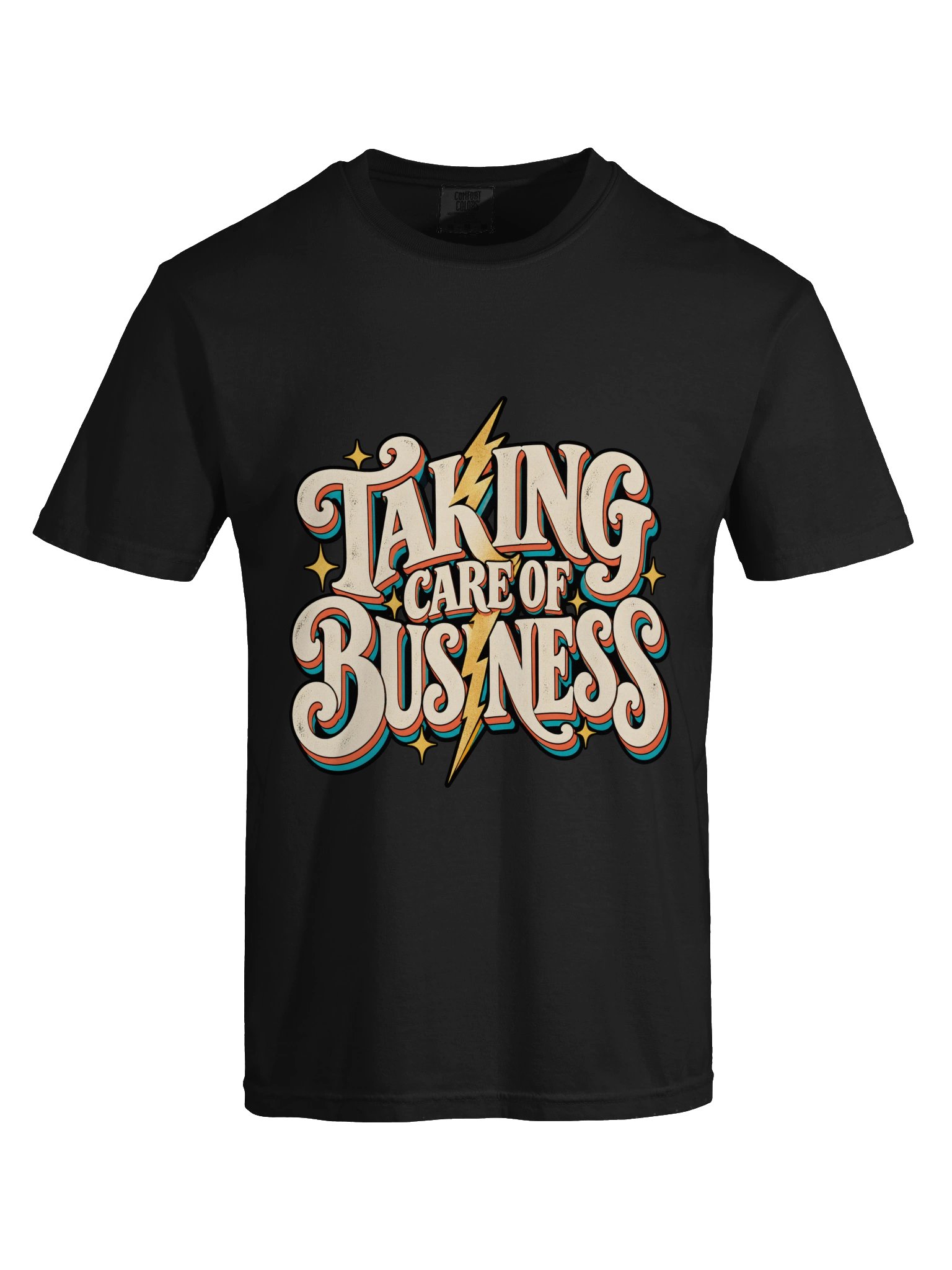 Taking Care of Business Retro Lightning Tee product image (122)