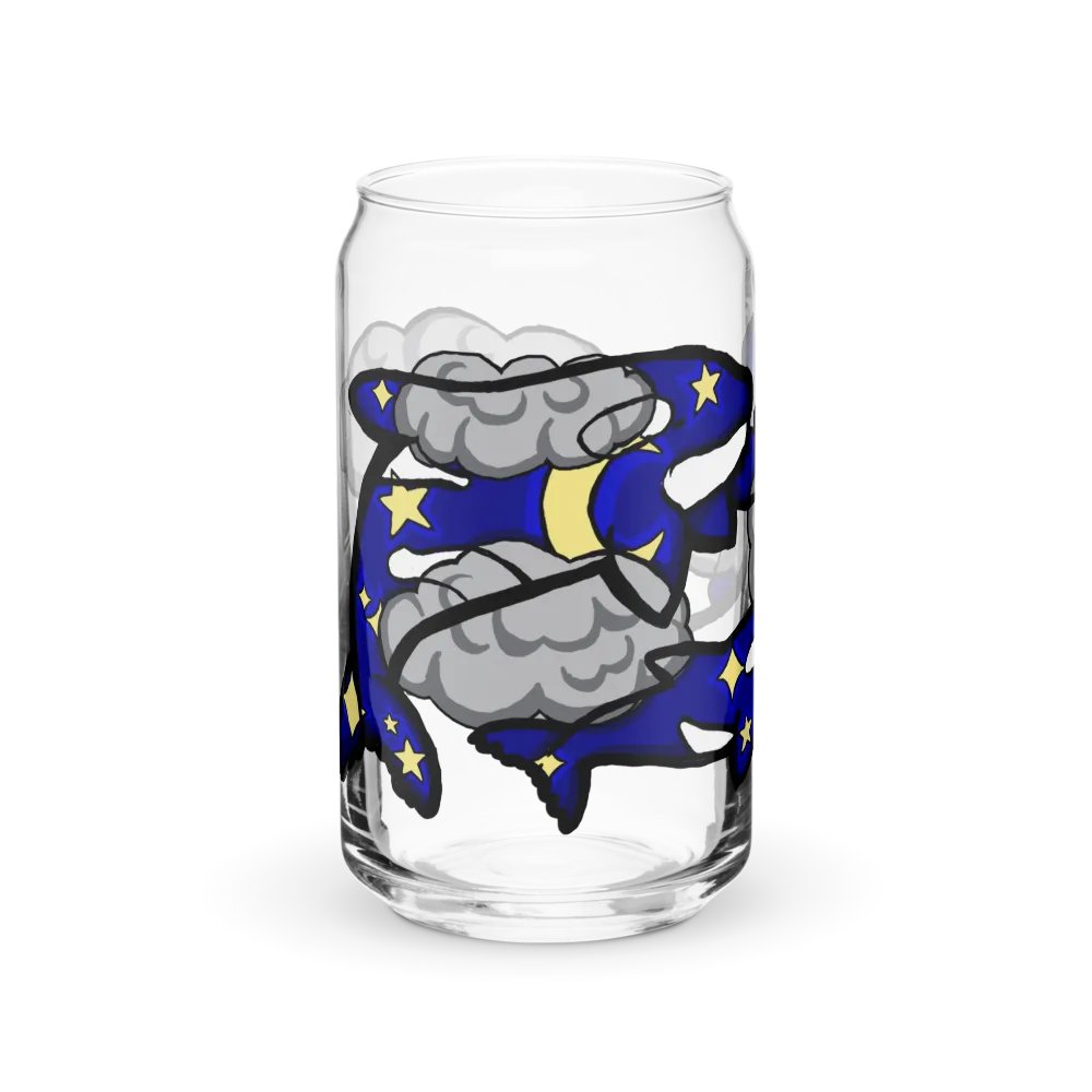 midnight orcas can-shaped glass product image (10)