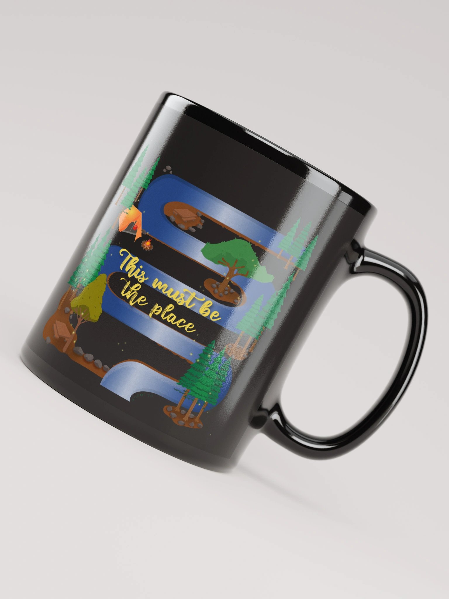 This Must be the Place, black ceramic mug product image (8)