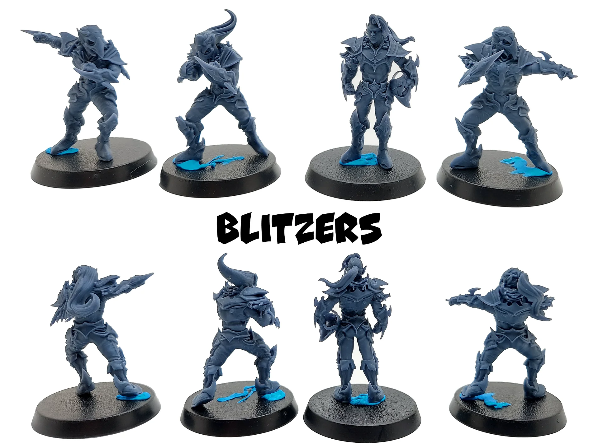 Dark Elf Fantasy Football Team - UGNI Miniatures product image (2)