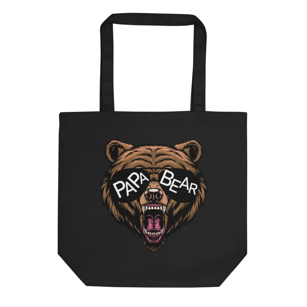 Papa Bear Sunglasses Eco Tote Bag product image (1)
