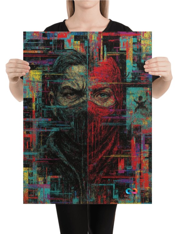 LIMITED EDITION - CINEMATIC ART POSTER – DYSTOPIAN GLITCH #005 product image (2)