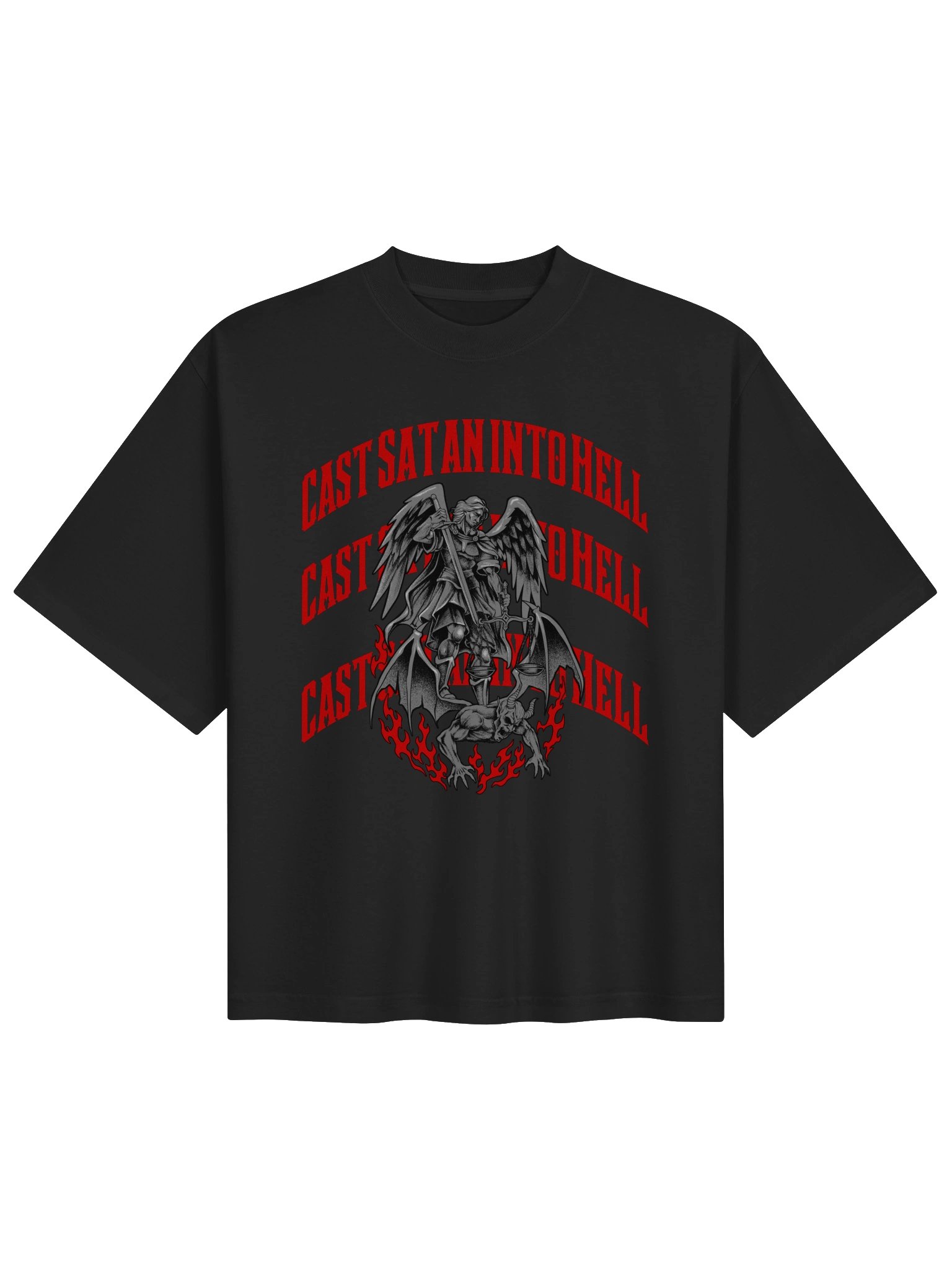 Cast Satan into Hell Metacore Saint Michael V2 - Pump Cover - Front product image (1)