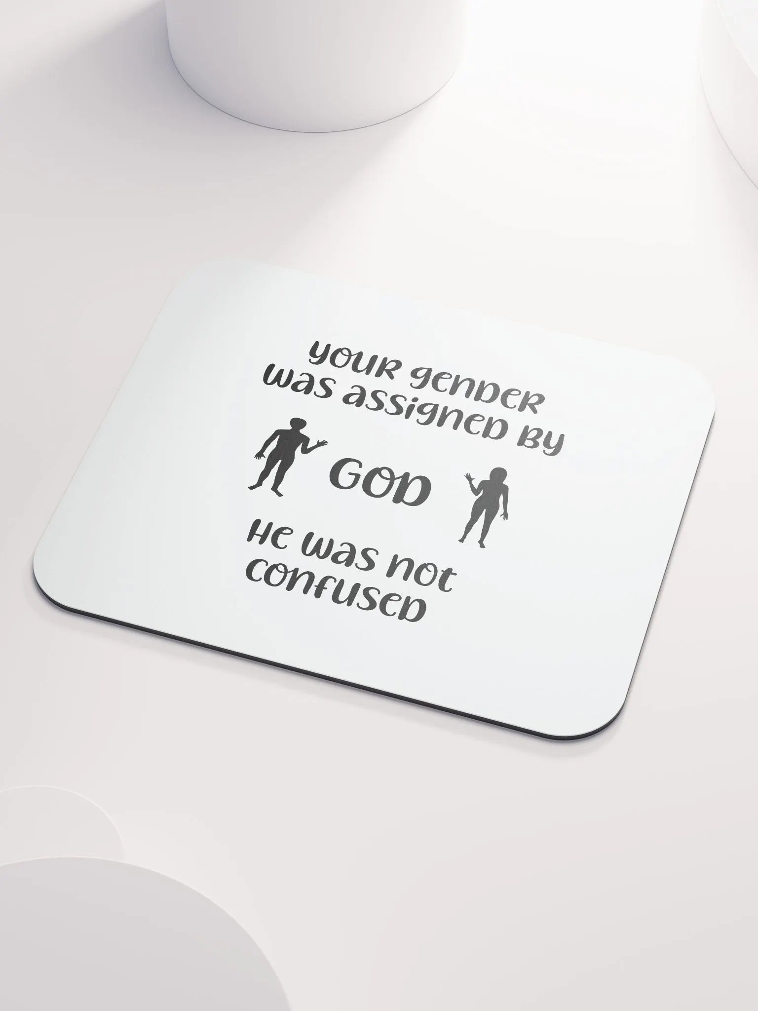 Your Gender Was Assigned by GOD. Eclipse Mouse Pad product image (3)