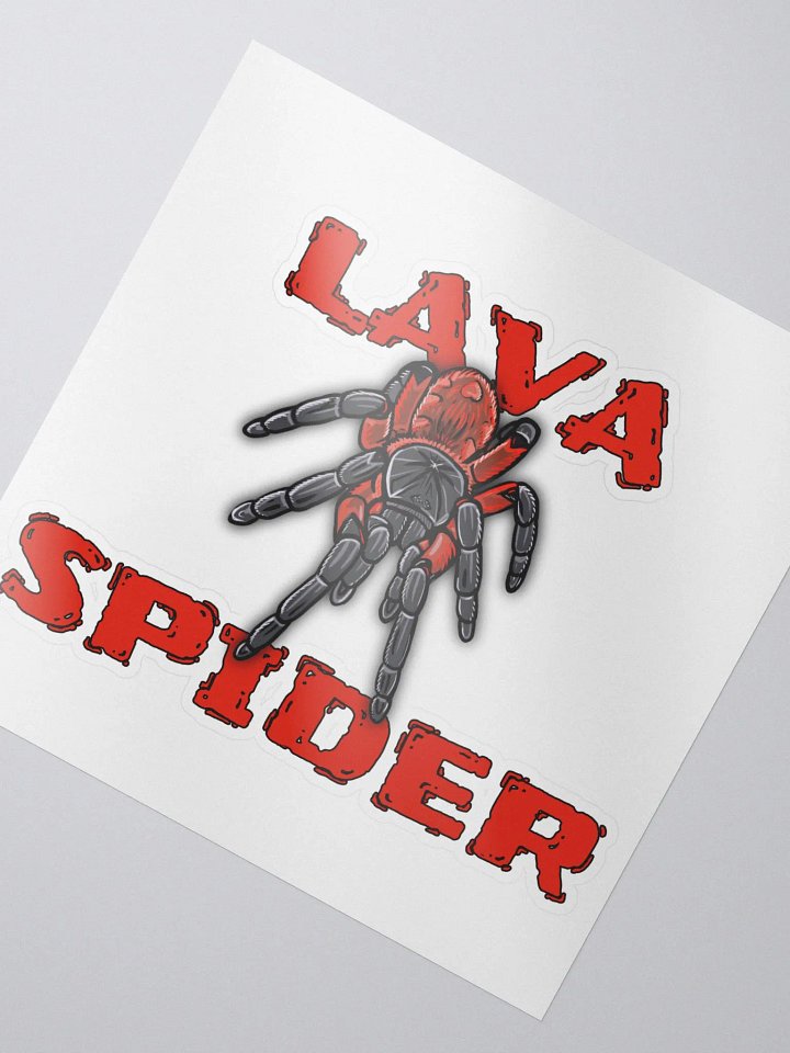 Lava Spider Sticker product image (2)