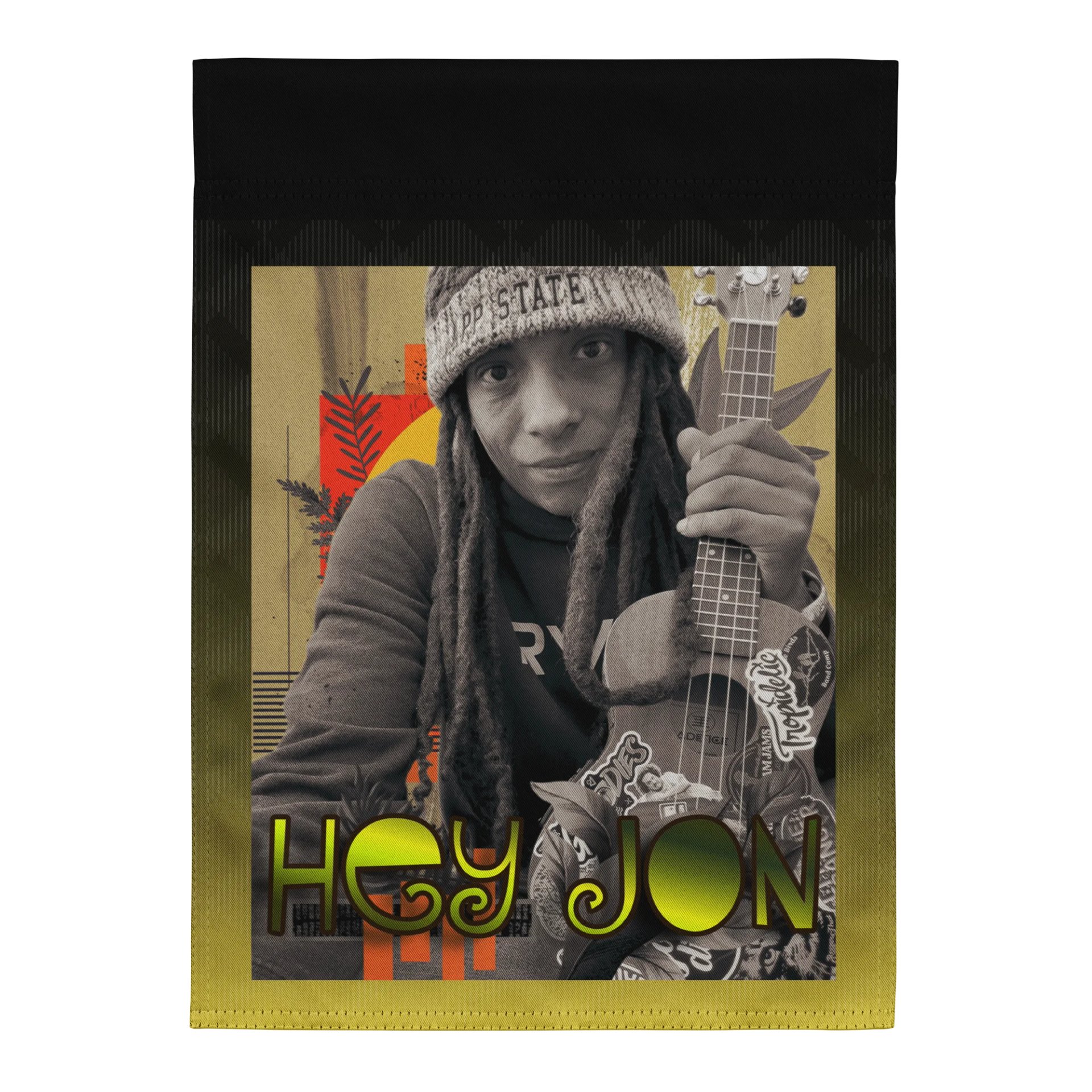 Hey Jon's Musical Garden Party Flag product image (1)