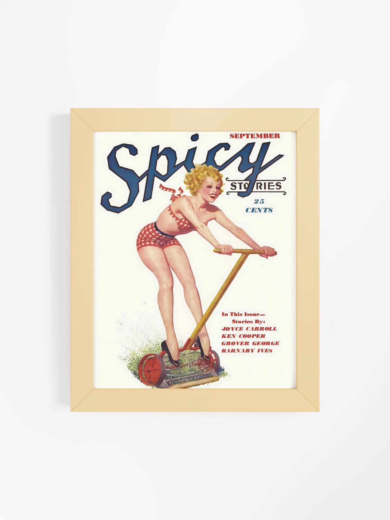 Sultry lawn care Ayous Wood Framed Poster product image (43)