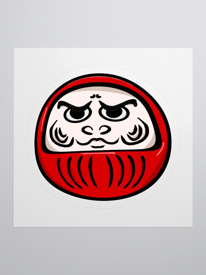 Daruma Doll Perseverance Stickers product image (3)