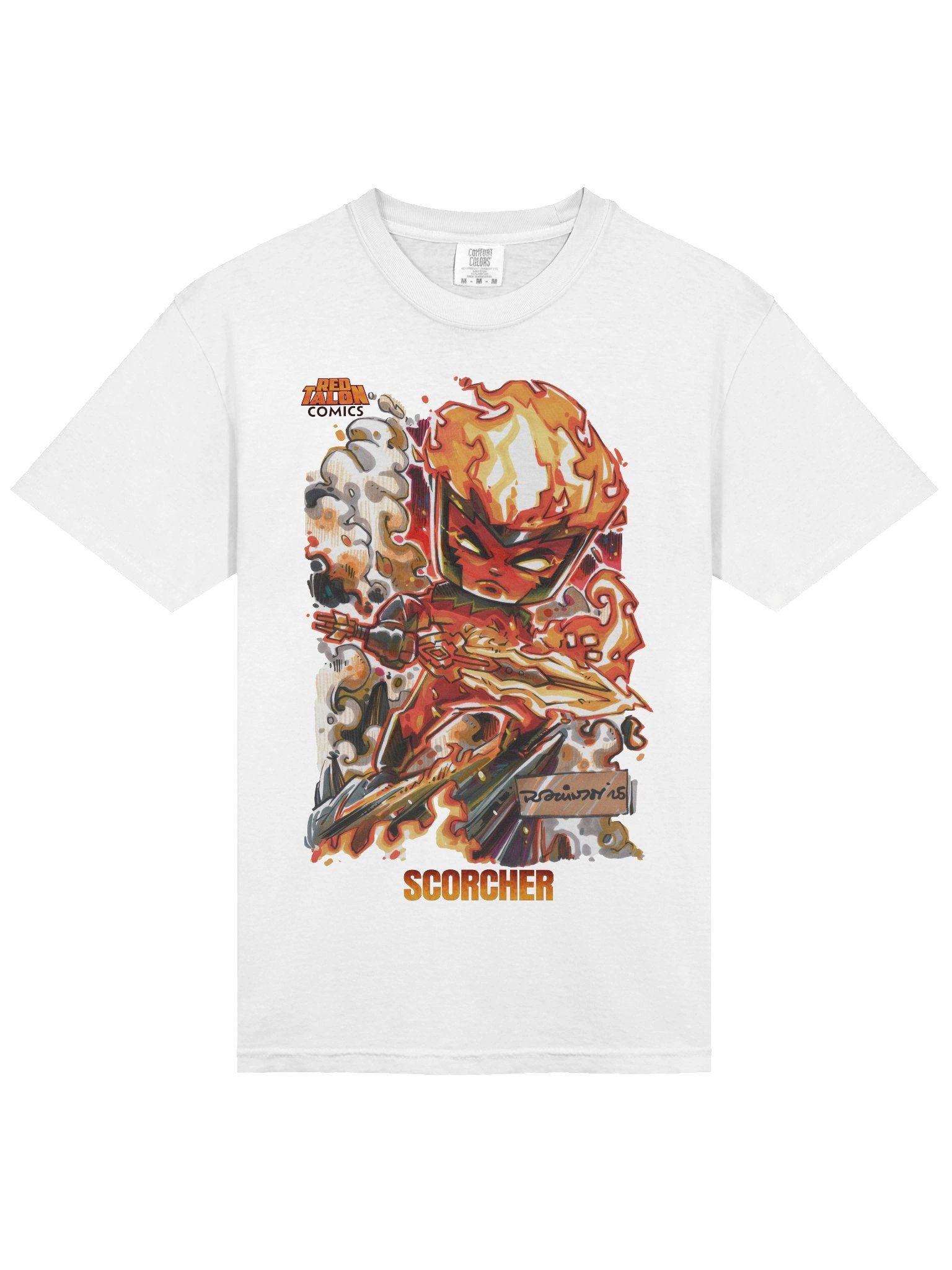 Scorcher Chibi Tee – Red Talon Series product image (33)