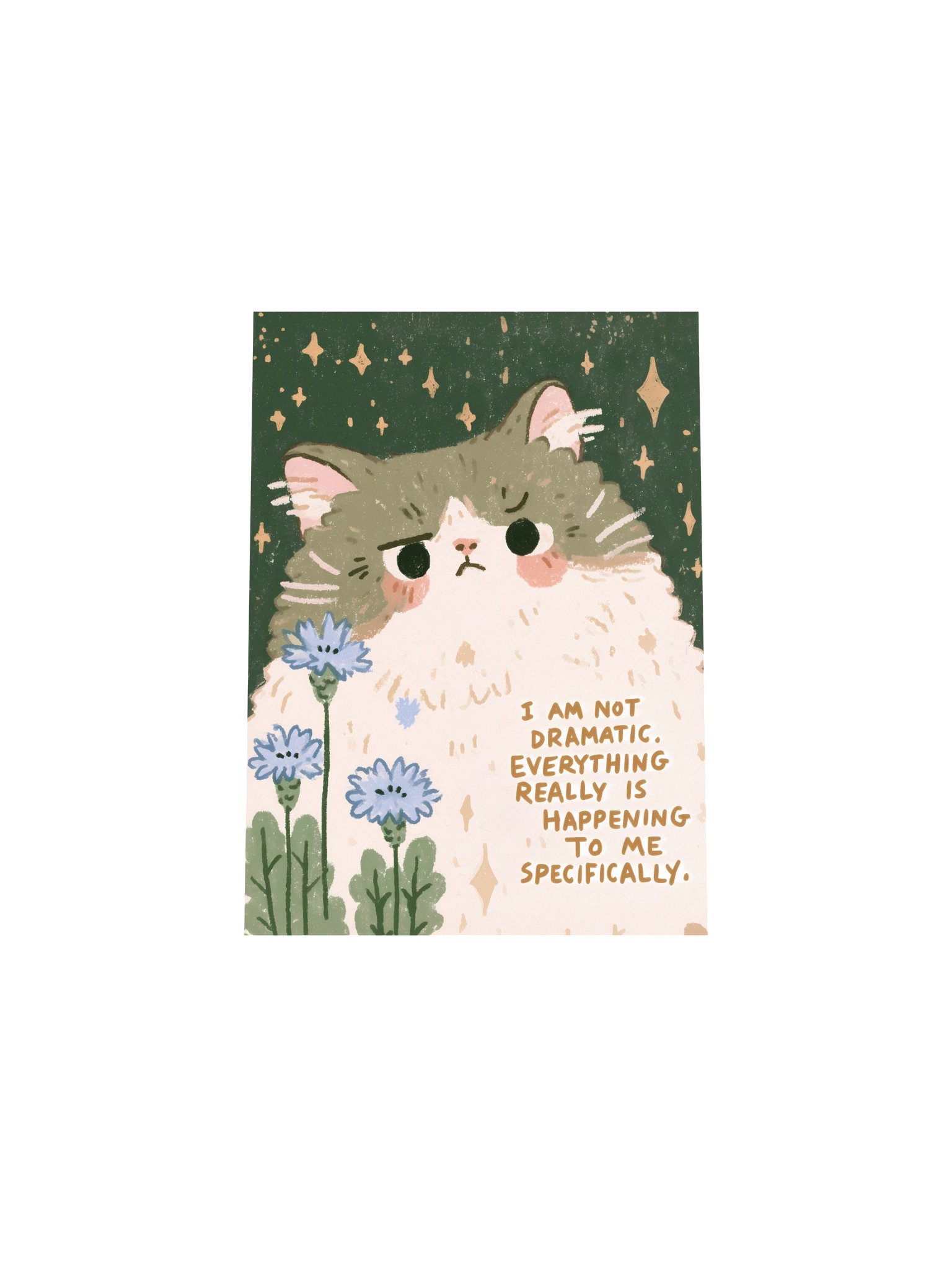 Not Dramatic Cat Quote Poster product image (31)
