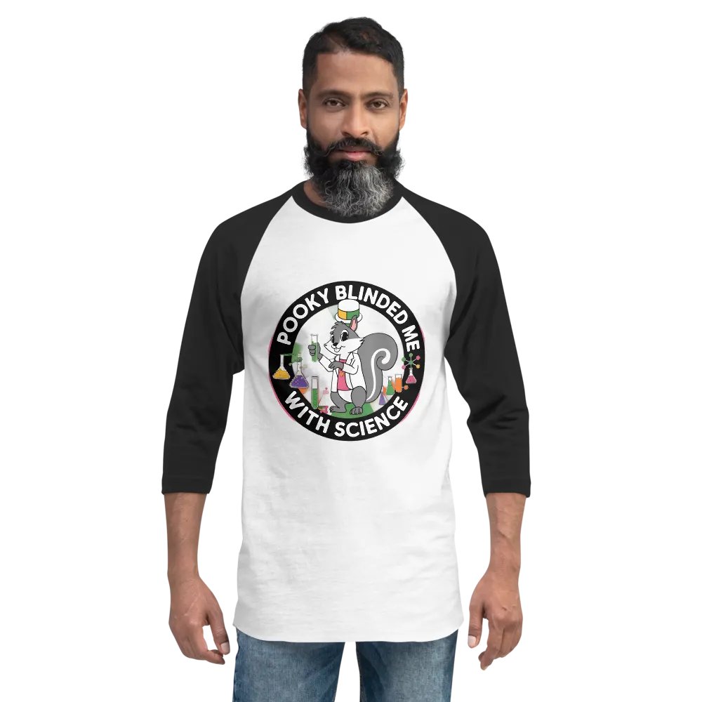 Pooky's Science Squirrel Raglan Tee product image (2)