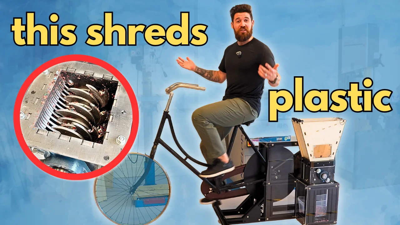 Build Your Own Bike-Powered Plastic Shredder: Complete Package product image (1)