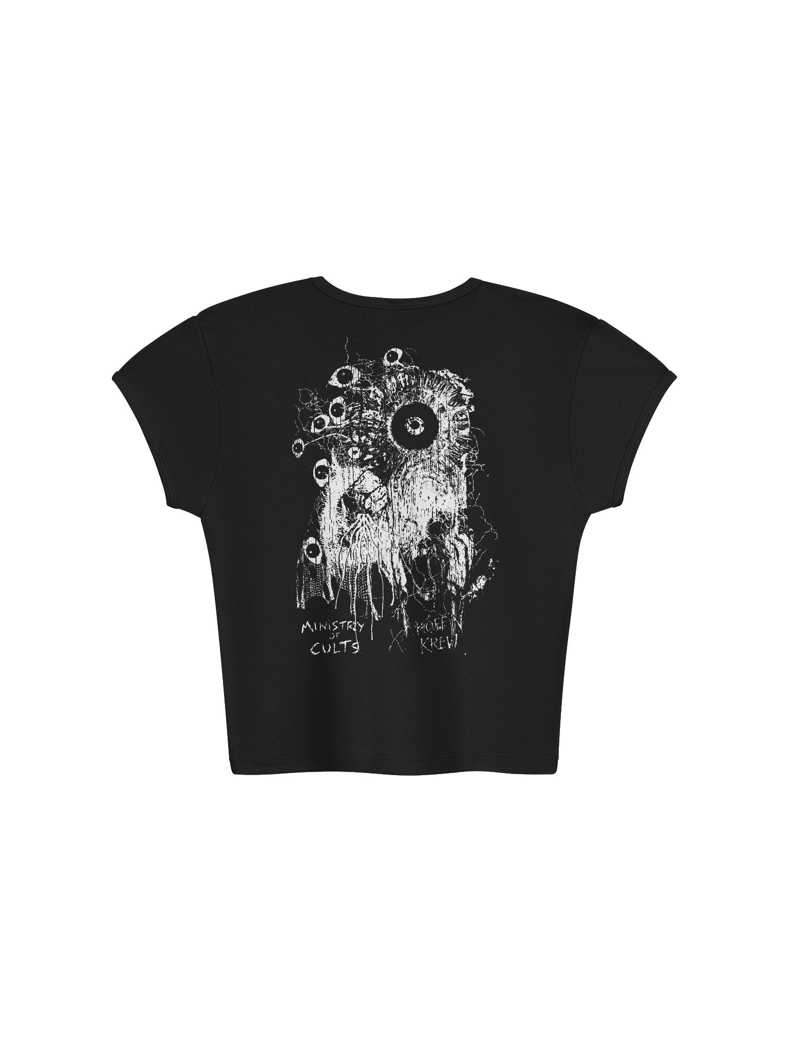 The Fiend Womens Baby Ribbed Crop Top product image (2)