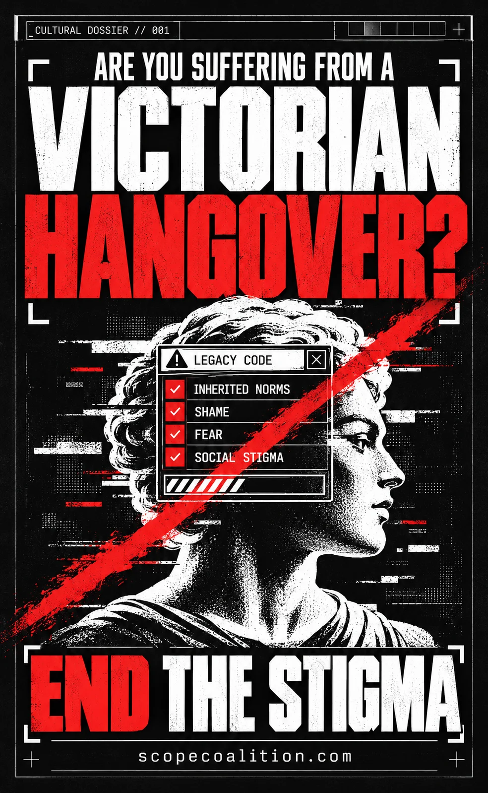 Victorian Hangover: End the Stigma" Civic Action Flag & Banner product image (3)