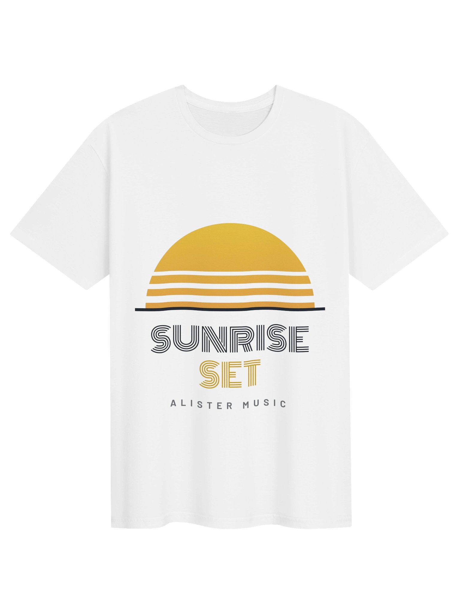 Sunrise Set Tee (Retro, White) product image (1)