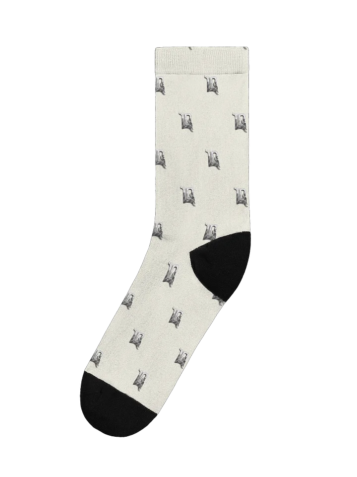 LilacGhostie Crew Sock [Off-White] product image (1)