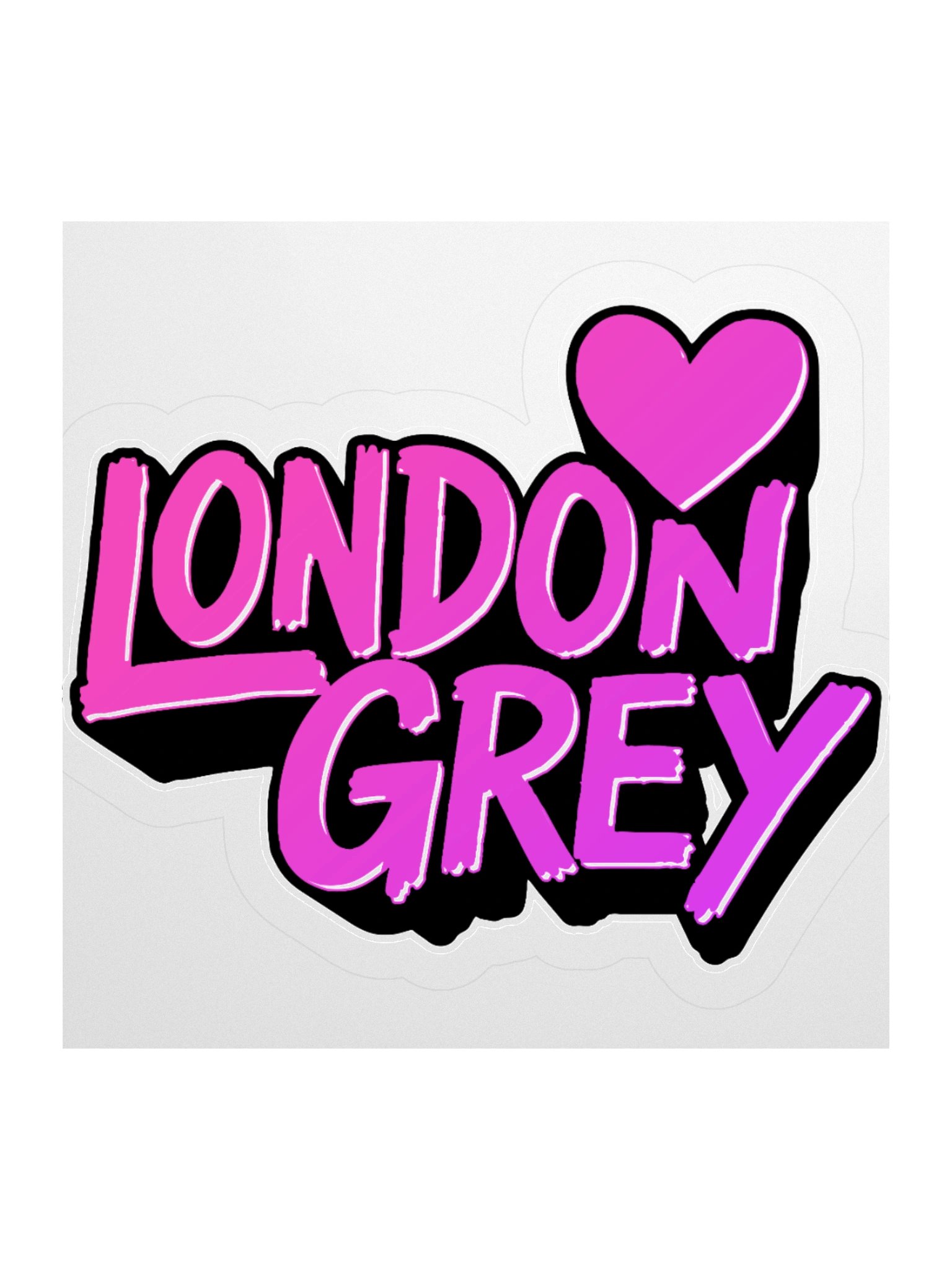 London Grey Sticker 3x3 product image (1)