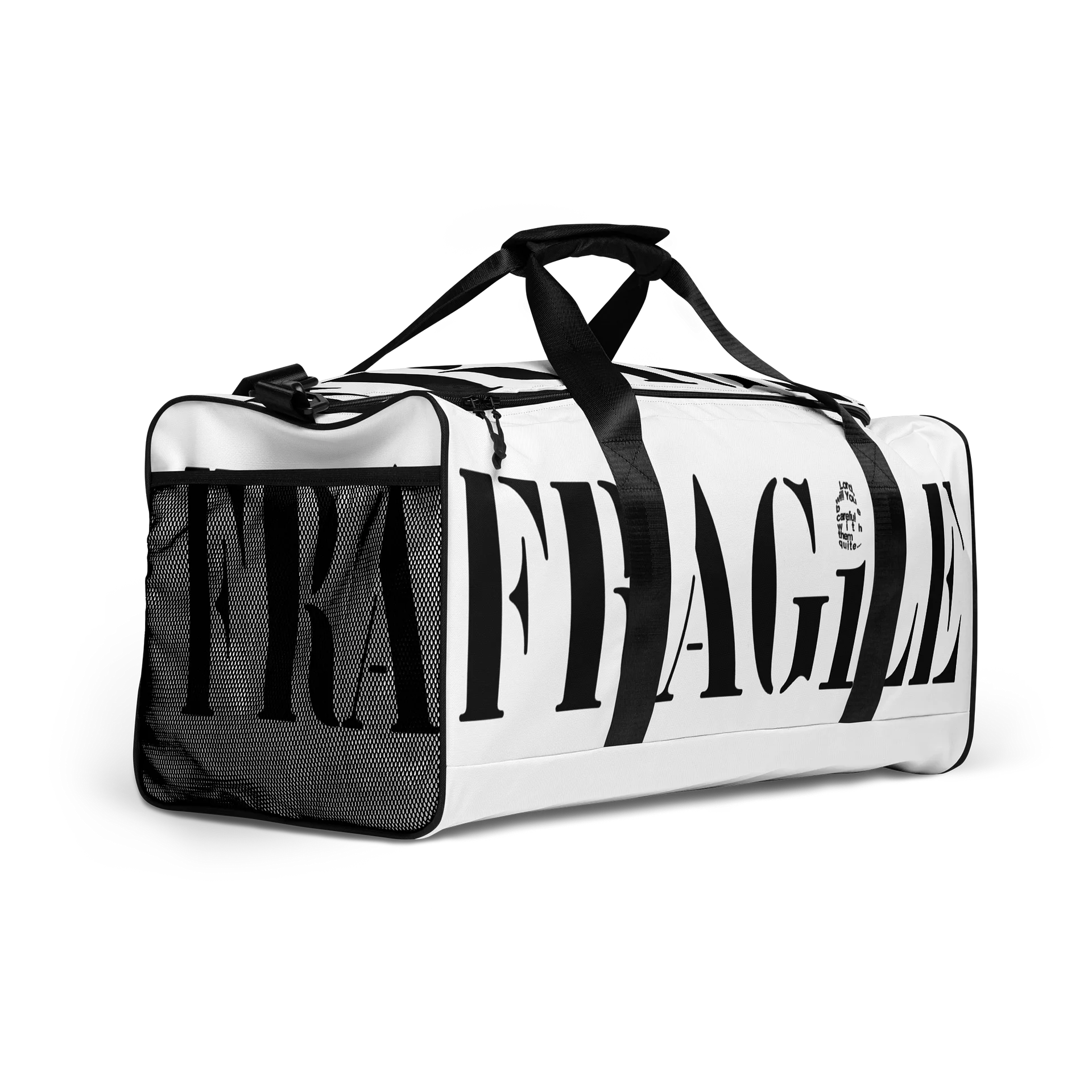 FRAGiLE White Duffel Bag product image (2)