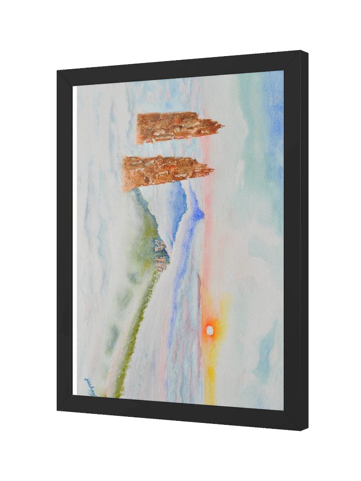 Misty Sunrise Over The Mountain Peaks product image (2)
