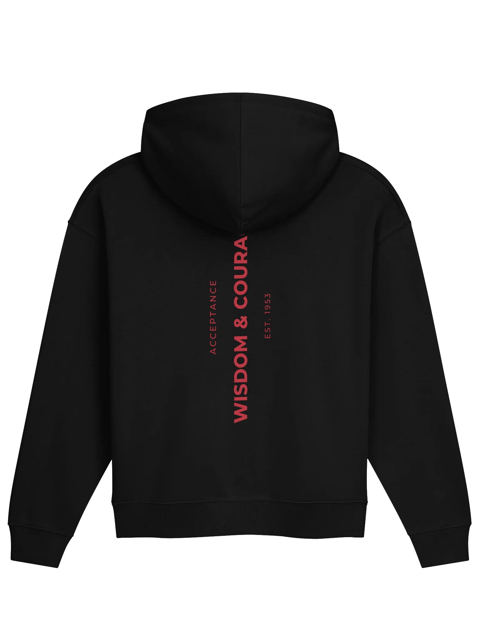 Wisdom Courage Acceptance Minimalist Hoodie product image (6)