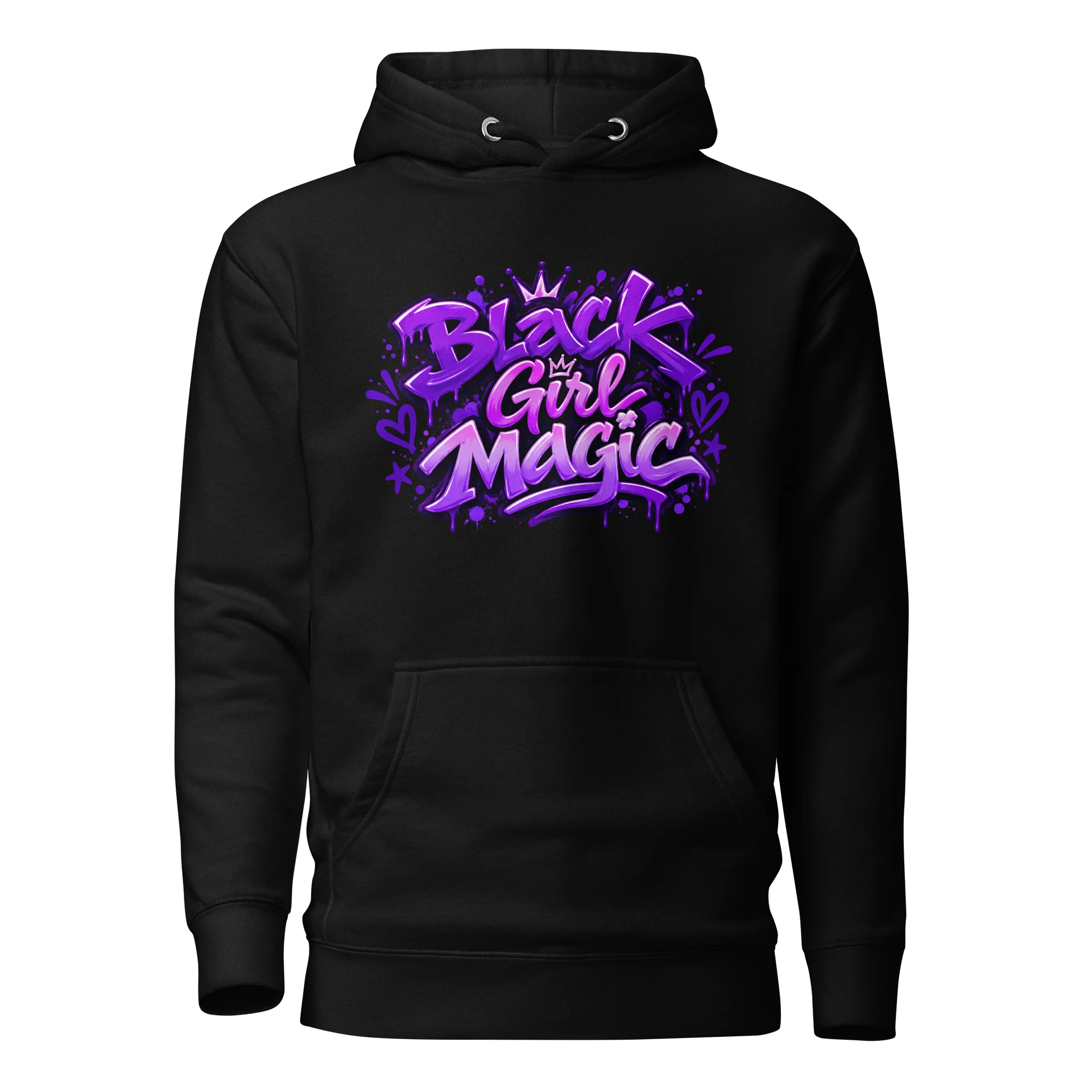 HERitage Black Girl Magic Hoodie In Purple product image (2)