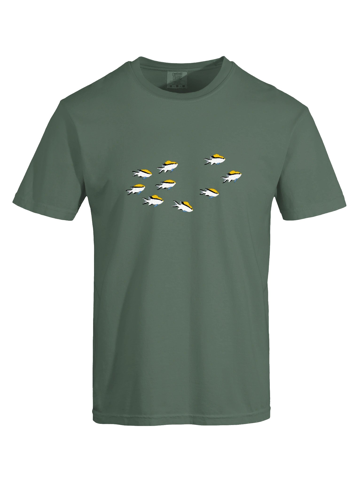 A School of Barrier Reef Chromis Embroidered Premium Shirt | Saltwater Reef Aquarium Fish & Marine Life Apparel product image (11)